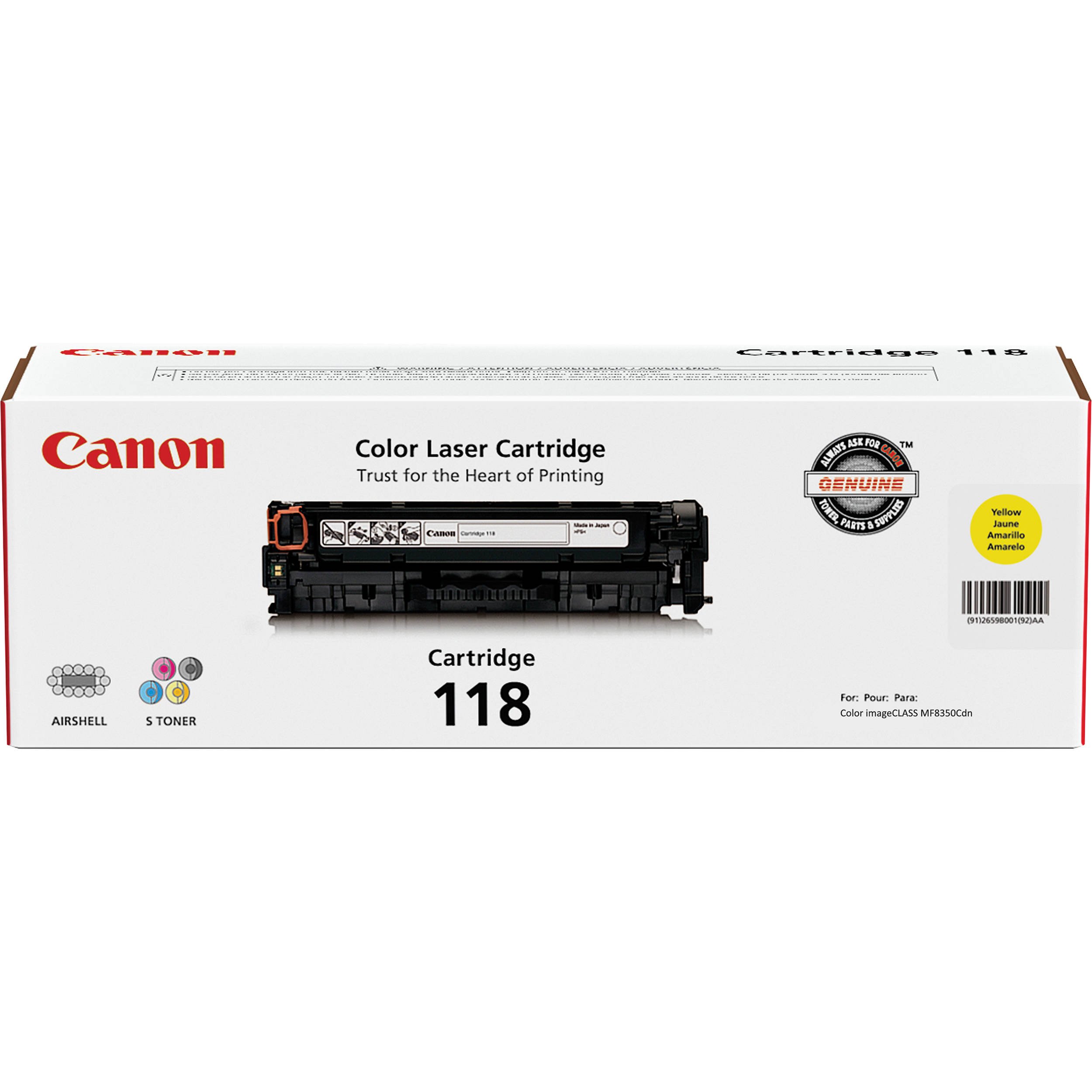 Canon Yellow Toner Cartridge for Laser Printers - 2900 Page Yield - High-Quality Replacement - Ideal for Office & Home Printing
