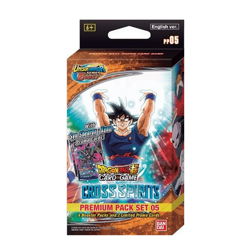 Dragon Ball Super TCG: Cross Spirits Premium Pack Set 05 | Collectible Trading Card Game | Perfect for Tournaments & Card Battles