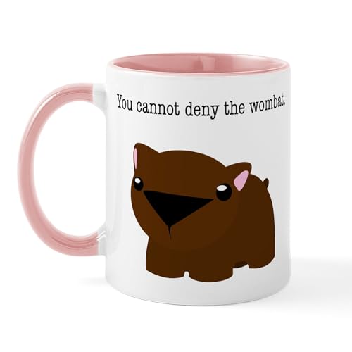 White/Pink Inside - Wombat Mug