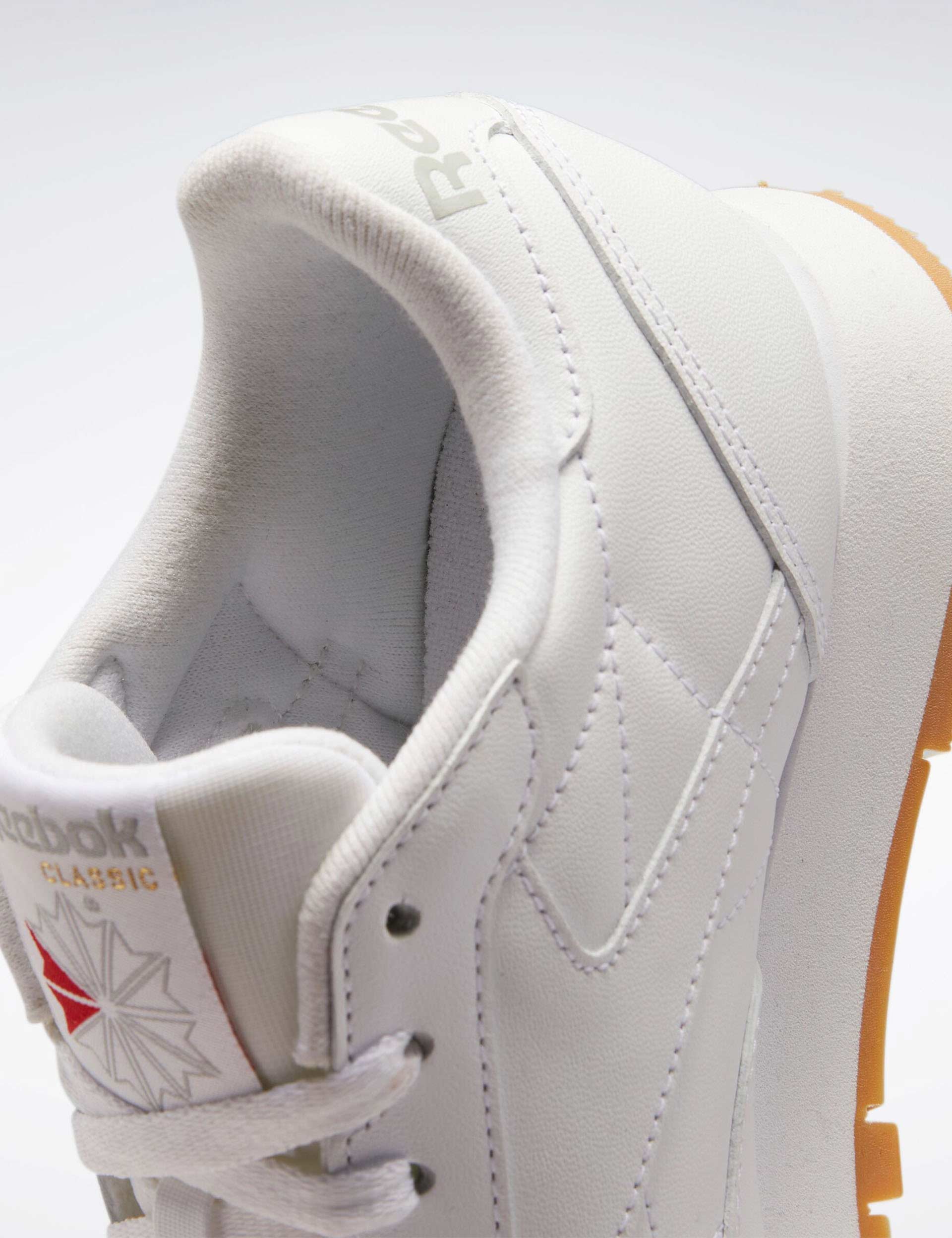 Reebok Classic Leather Shoes for Men - Cloud White/Pure Grey | Vintage Style Sneakers with Rubber Gum Sole | Perfect for Casual Wear, Gym & Street Fashion