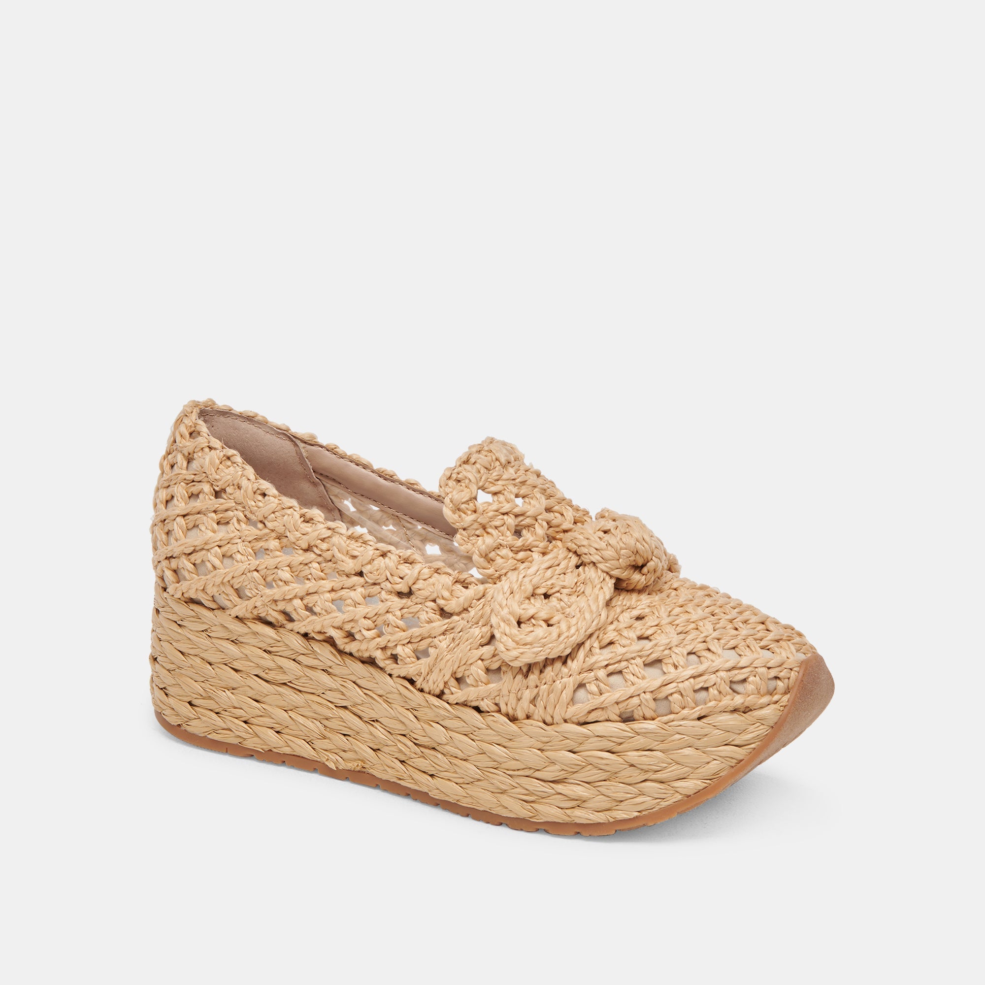 JAKA SNEAKERS LT NATURAL RAFFIA - Comfortable Women's Casual Shoes for Summer | Perfect for Beach, Travel & Everyday Wear