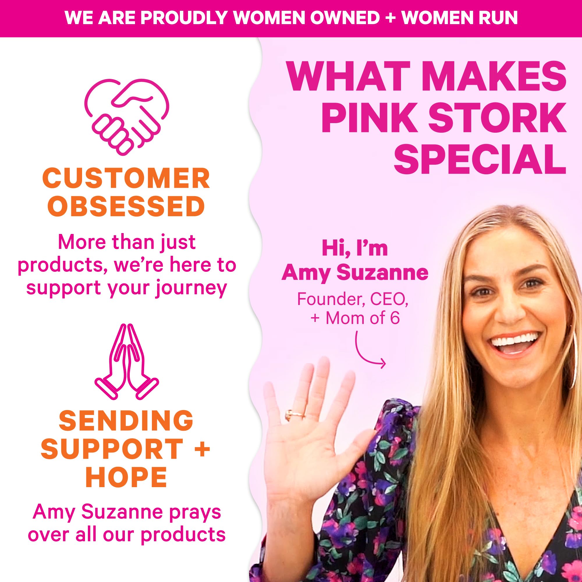 Pink Stork & Blue Stork His and Hers Fertility Bundle - Fertility Supplements for Women & Men with Prenatal Vitamins, Vitex, Inositol, Folate & Vitamin B6 (60 Capsules) - Boost Conception & Support Reproductive Health for Couples Trying to Conceive