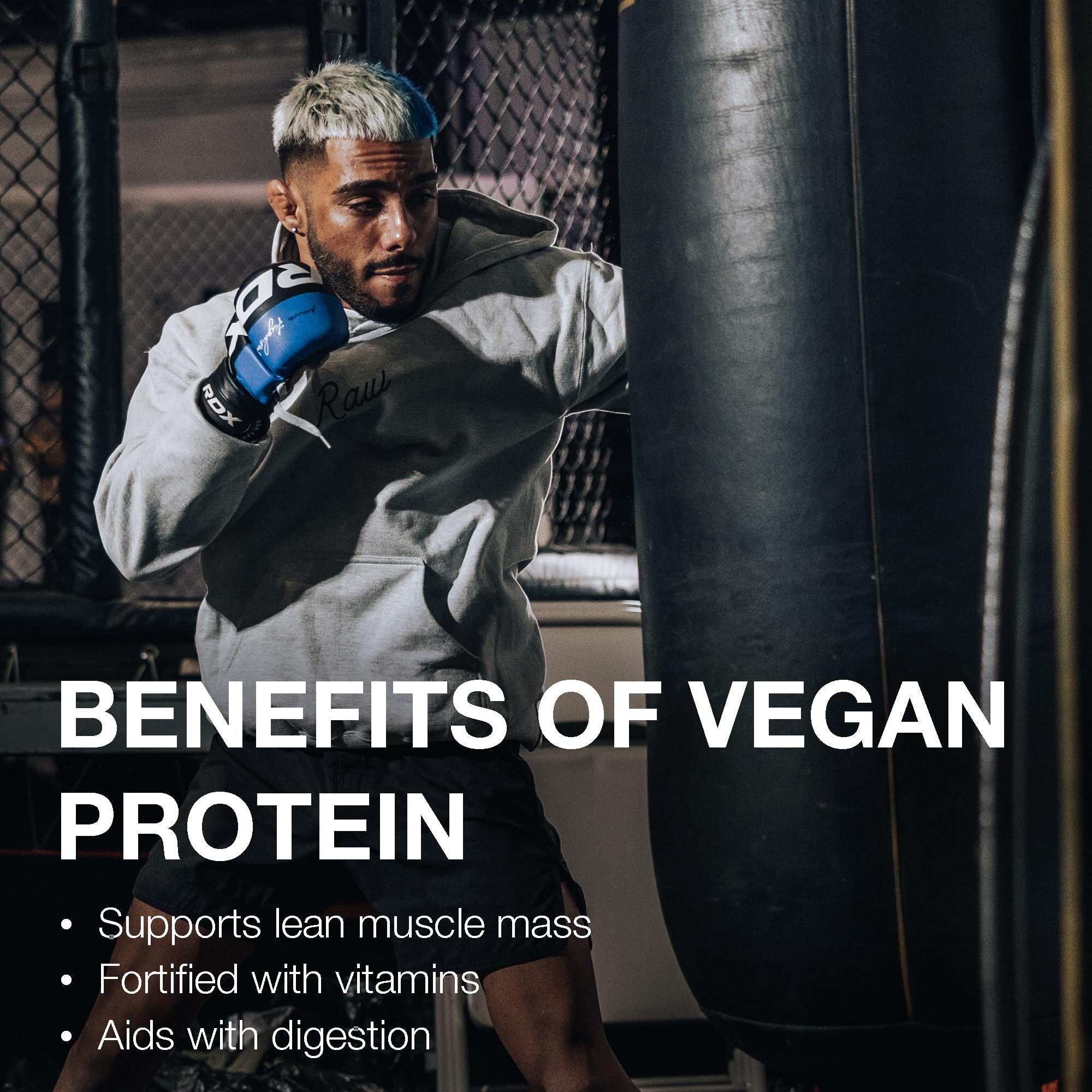 Organic Vegan Protein Powder Chocolate Flavor - 20g Plant-Based Protein for Muscle Growth & Recovery - Low Fat, Low Carb, Vitamin Fortified - 25 Servings | Perfect for Post-Workout Shakes, Smoothies & Healthy Baking