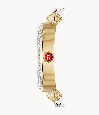 Luxury 18K Gold Diamond Watch for Women - Elegant Two-Tone Design - Perfect for Formal Events & Special Occasions