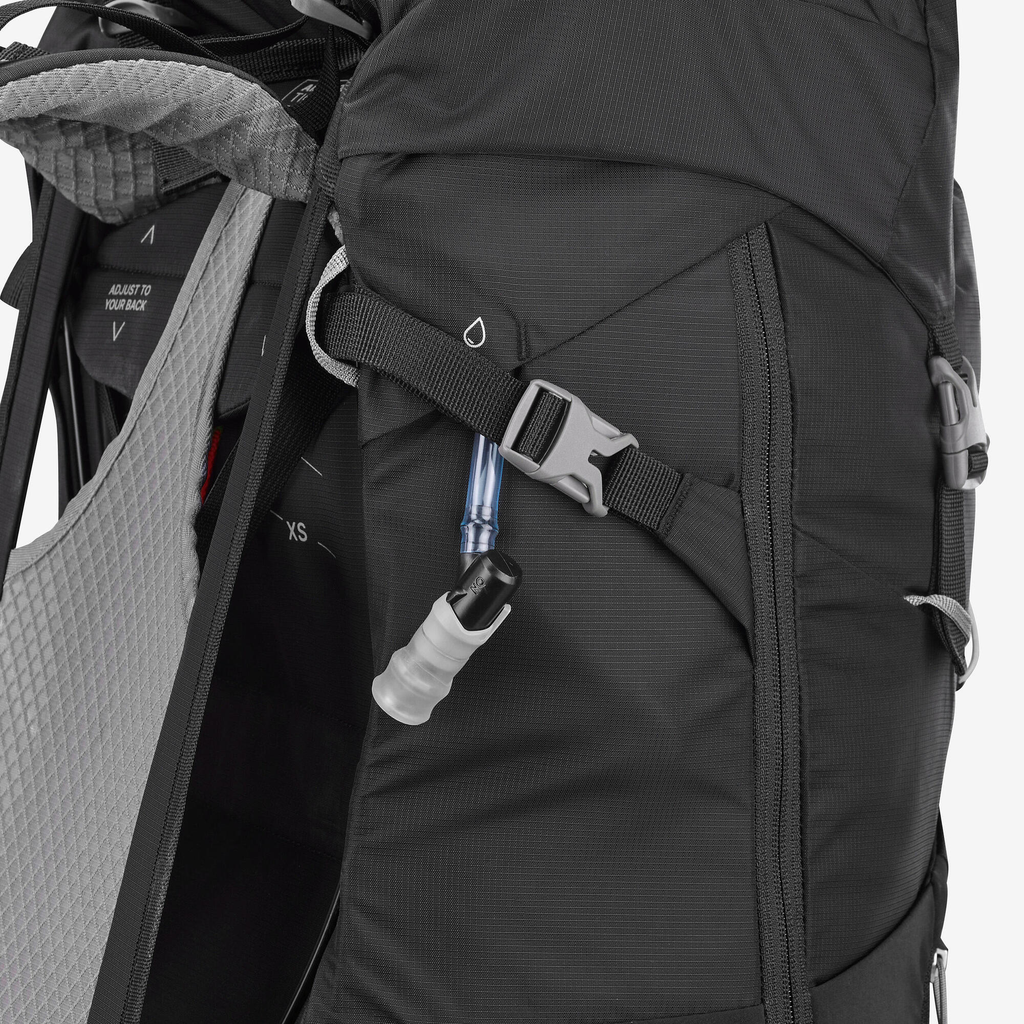 Quechua MH500 38L Lightweight Hiking Backpack for Men & Women - Water-Resistant Trekking Bag for Outdoor Adventures, Camping & Travel