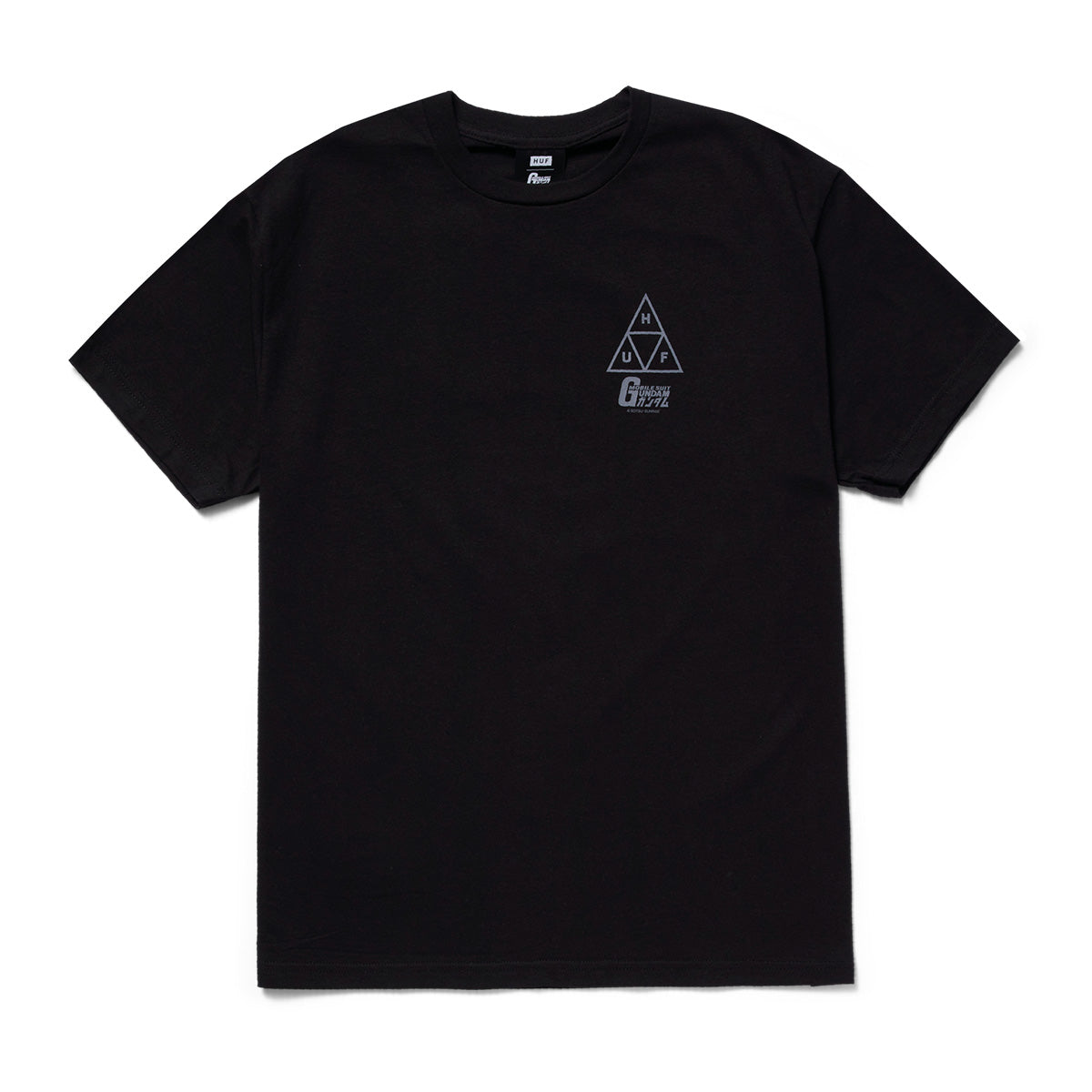 Mobile Suit Gundam TT Tee 'Black' - Anime Graphic T-Shirt for Men & Women - Casual Cotton Tee for Gundam Fans, Cosplay & Everyday Wear