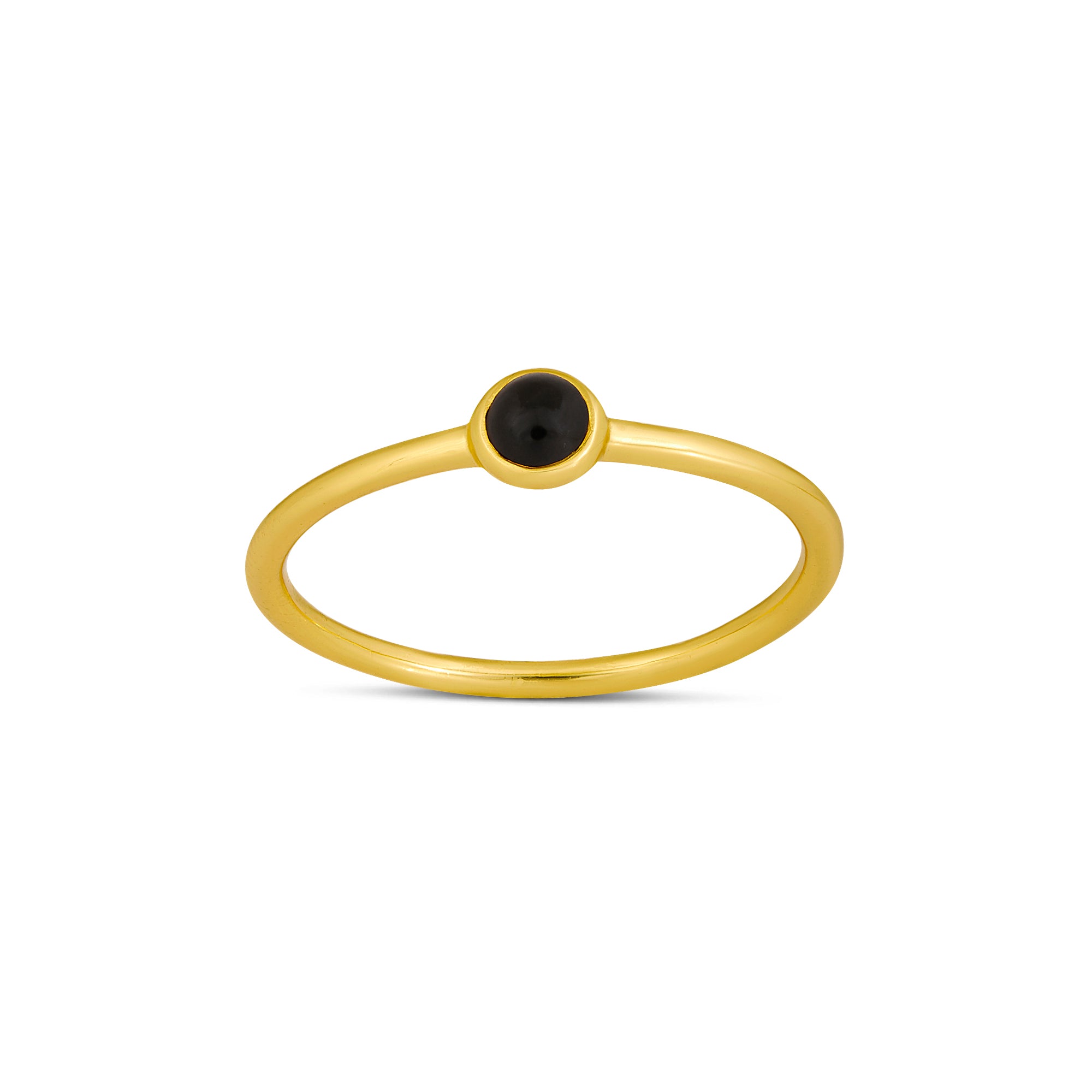Exquisite 14K Gold Onyx Ring for Women - Elegant Black Onyx Stone Jewelry for Everyday Wear & Special Occasions