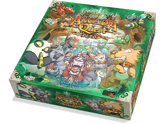 Arcadia Quest: Pets Expansion Board Game - Fantasy Adventure Strategy Game for Adults & Teens - Perfect for Game Nights & Family Gatherings