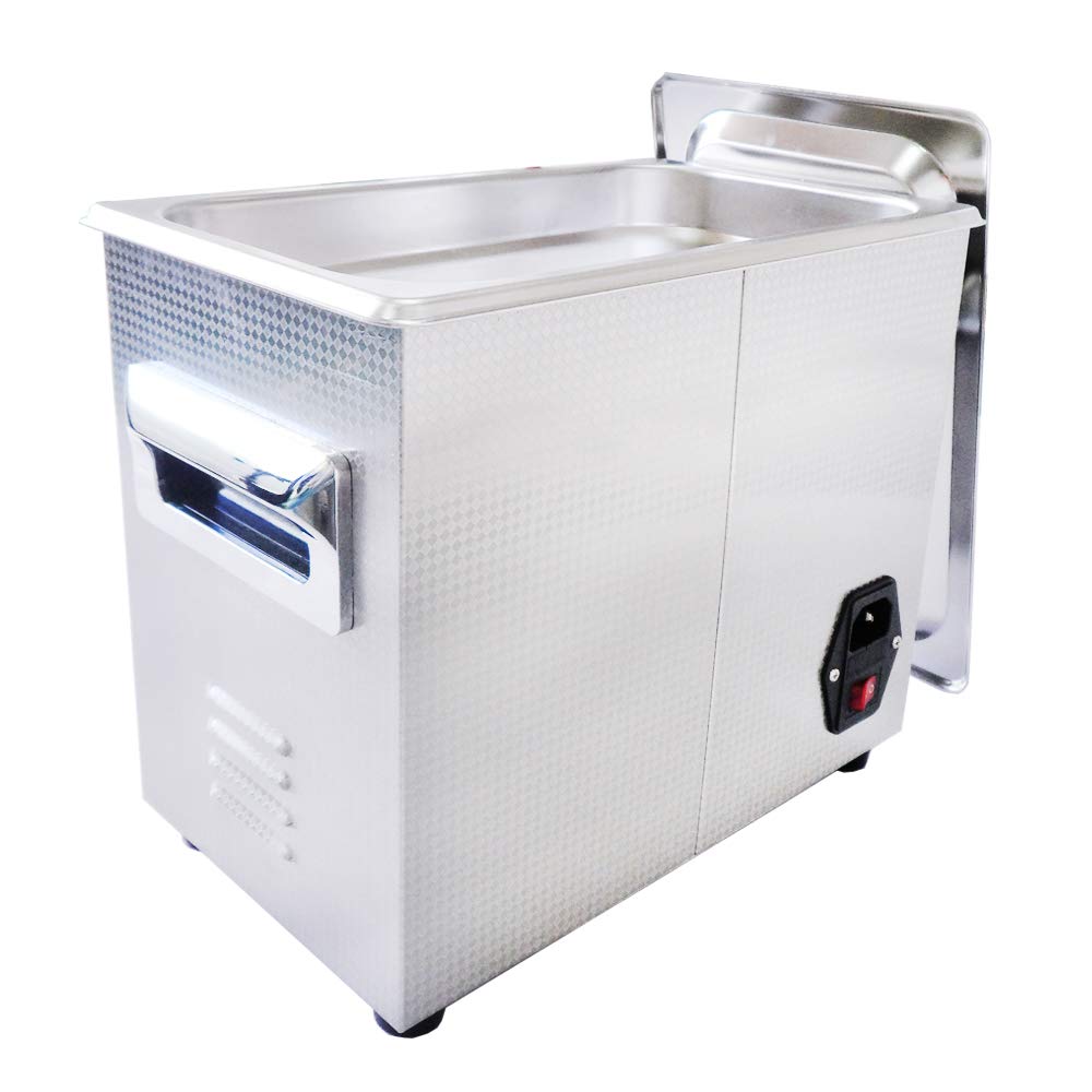 Limplus LS-03 3L 120W Commercial Ultrasonic Cleaner with Basket & Lid - Professional Dental, Surgical & Jewelry Cleaning - 40kHz Timer Heater for Dentures, Instruments, Fuel Injectors - Perfect for Clinics, Labs & Automotive Workshops