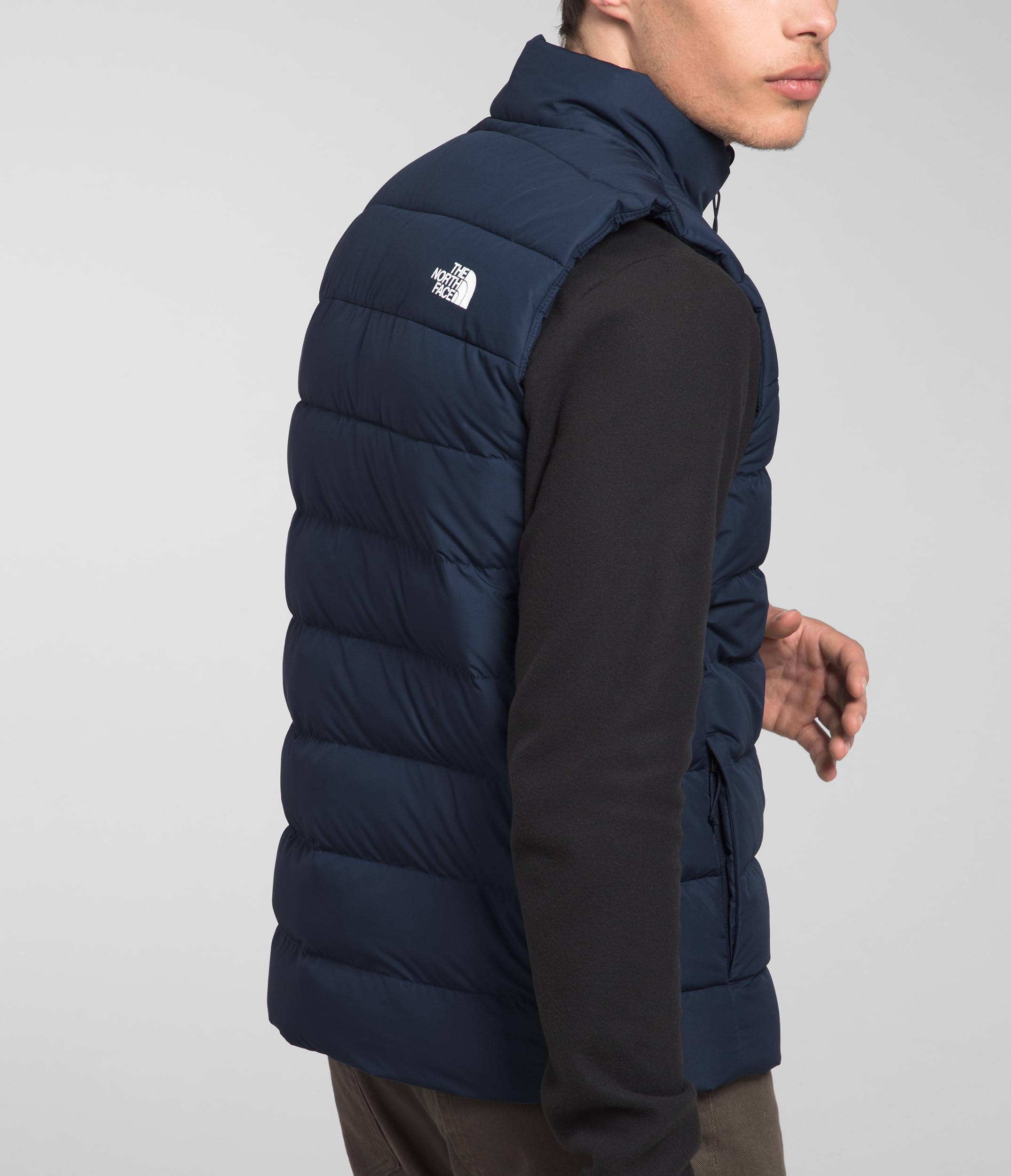 The North Face Men's Aconcagua 3 Vest - Lightweight Packable Down Insulated Vest for Hiking, Camping & Outdoor Activities