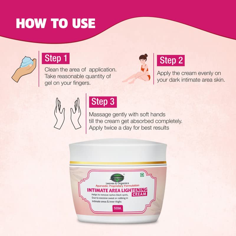 Intimate Area Lightening & Whitening Cream for Underarm, Bikini, Neck, Thighs & Elbows | Dark Spot Corrector for Men & Women | Safe for Sensitive Skin | Perfect for Summer Wear & Special Occasions