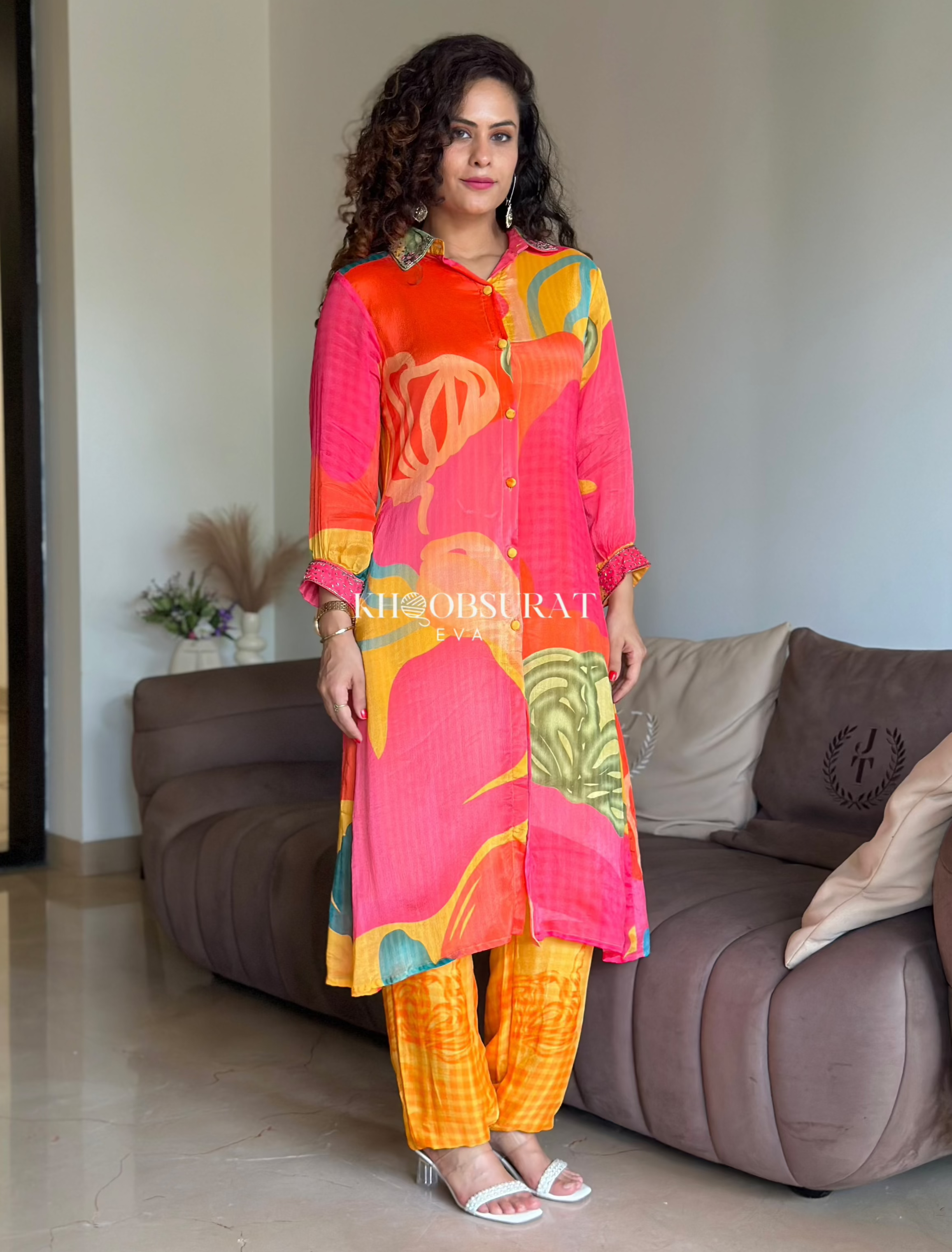 Elegant Indian Wedding Sequin Kurta Set for Women - Traditional Embroidered Bridal Outfit | Perfect for Weddings, Festivals & Special Occasions