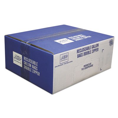 Resealable Clear Plastic Storage Bags 1 Gallon, 1.75 Mil Thick, 10.5 x 11 Inches - 250 Count per Box (7 Boxes Total) - Perfect for Food Storage, Organization & Freezer Use