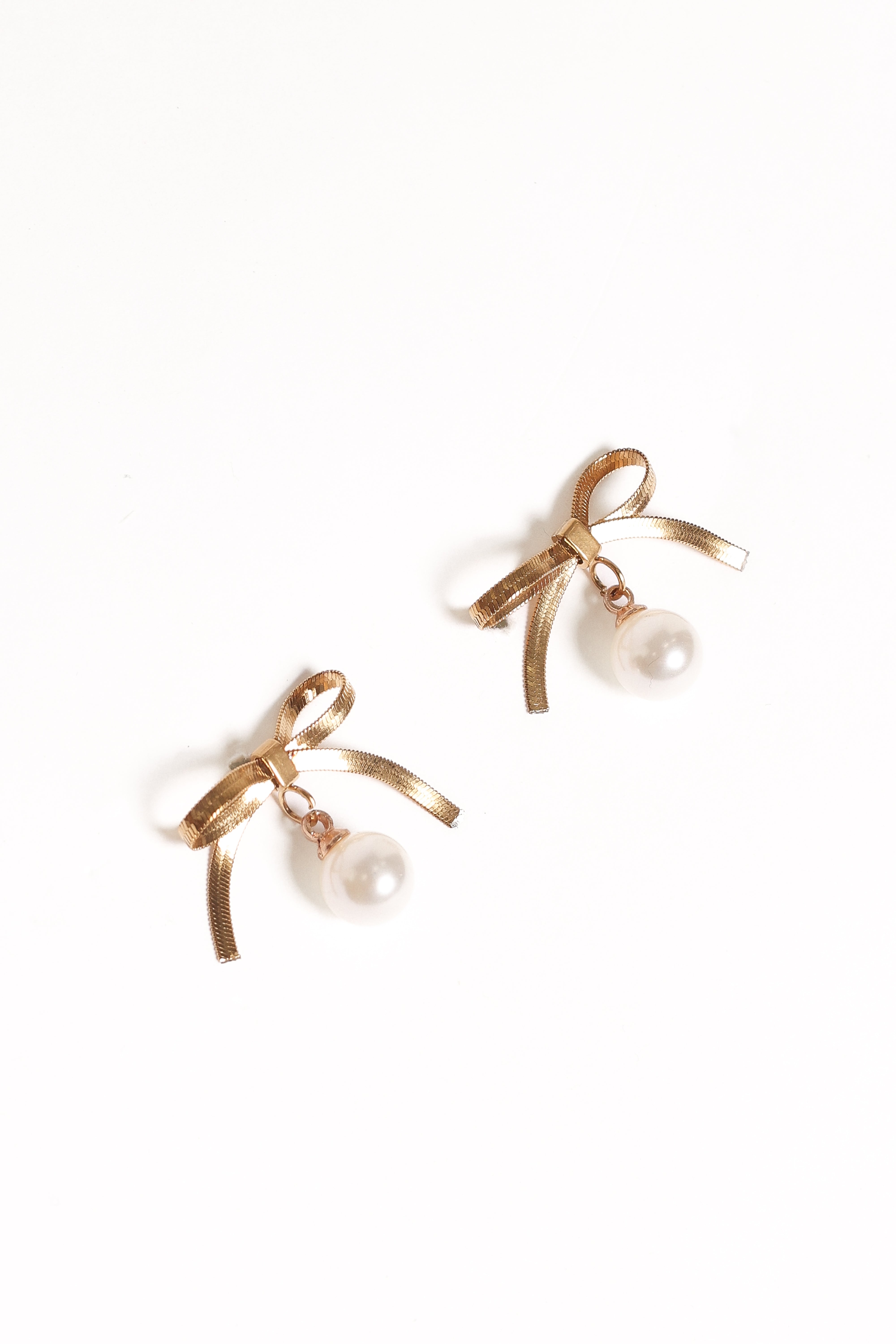 Elegant Gold Aurora Bow Earrings for Women - Perfect Gift for Birthday, Wedding & Party Accessories