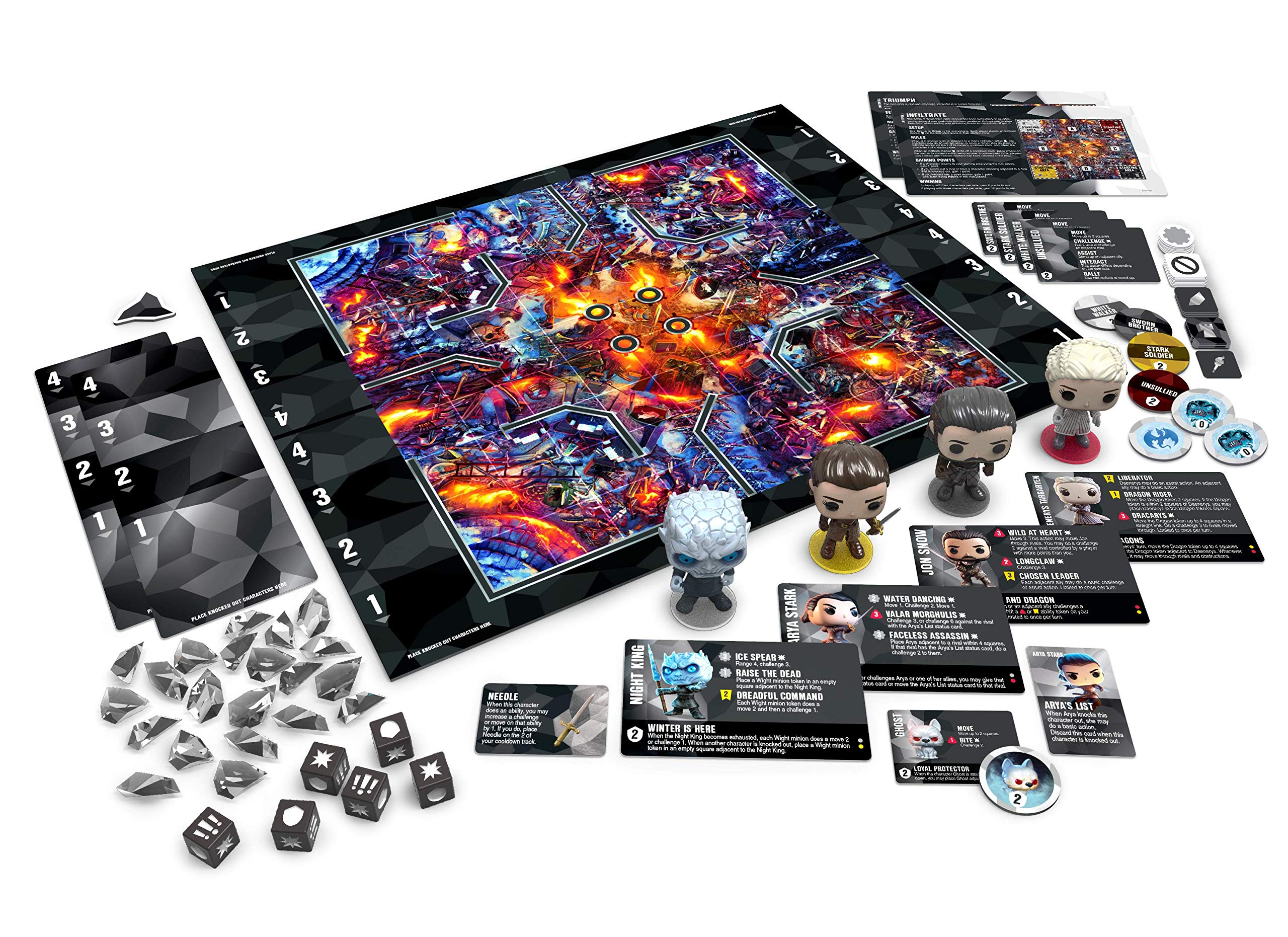 Funkoverse Game of Thrones 100 4-Pack Strategy Board Game - Collectible Miniatures for Epic Fantasy Battles & Game Nights with Friends