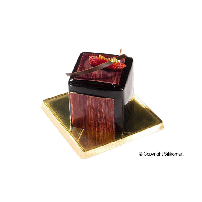 SILIKOMART SF104 Silicone Cube Mold for Baking, Ice Cubes, Chocolate & Soap Making - Perfect for DIY Crafts, Desserts, and Home Decor