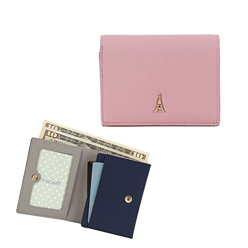 Women's Genuine Leather Mini Wallet - Slim RFID Blocking ID Card Holder & Coin Purse for Credit Cards, Cash - Perfect for Travel, Everyday Use & Gift Giving