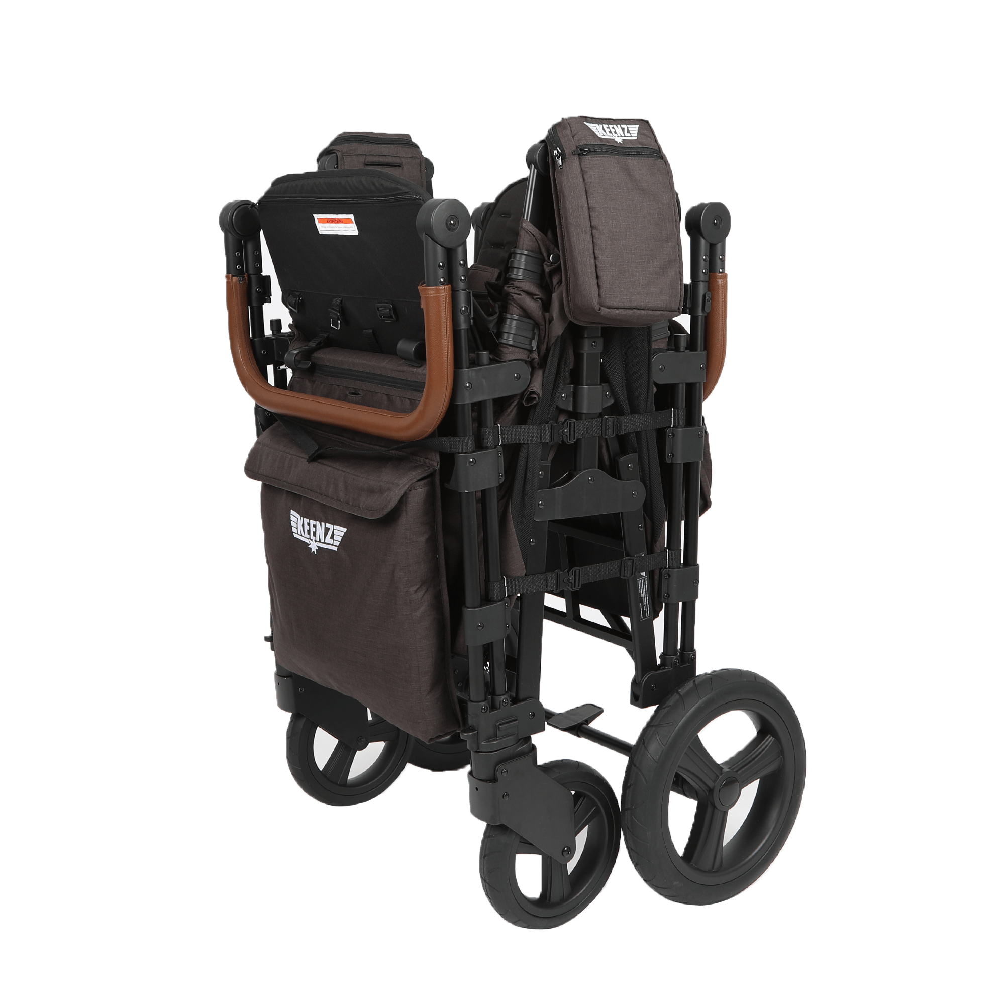 Keenz XC+2.0 Stroller Wagon for 4 Passengers - All-Terrain Baby & Kids Wagon with Canopy - Perfect for Beach, Park, and Family Outings