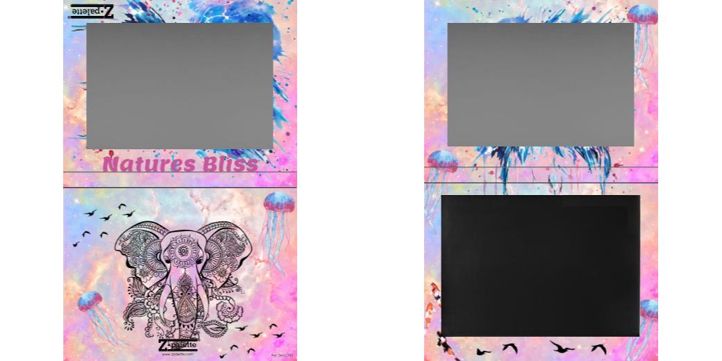 Custom Extra Large Z Palette - Magnetic Makeup Palette for Eyeshadow & Blush - Perfect for Professional Makeup Artists & Travel