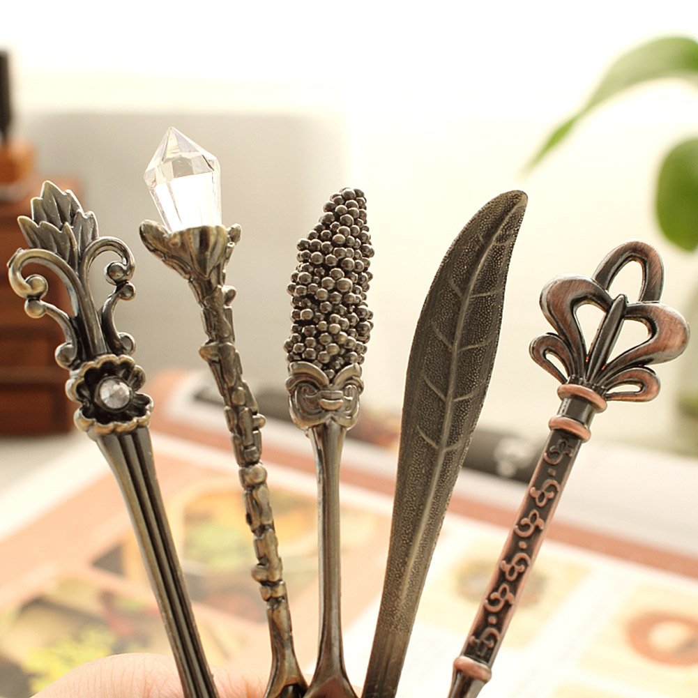 Vintage Style Metal Carved Dessert Spoons Set of 6 - Elegant Coffee & Teaspoon for Kitchen, Dining, Bar - Perfect for Afternoon Tea, Dessert Parties & Home Entertaining