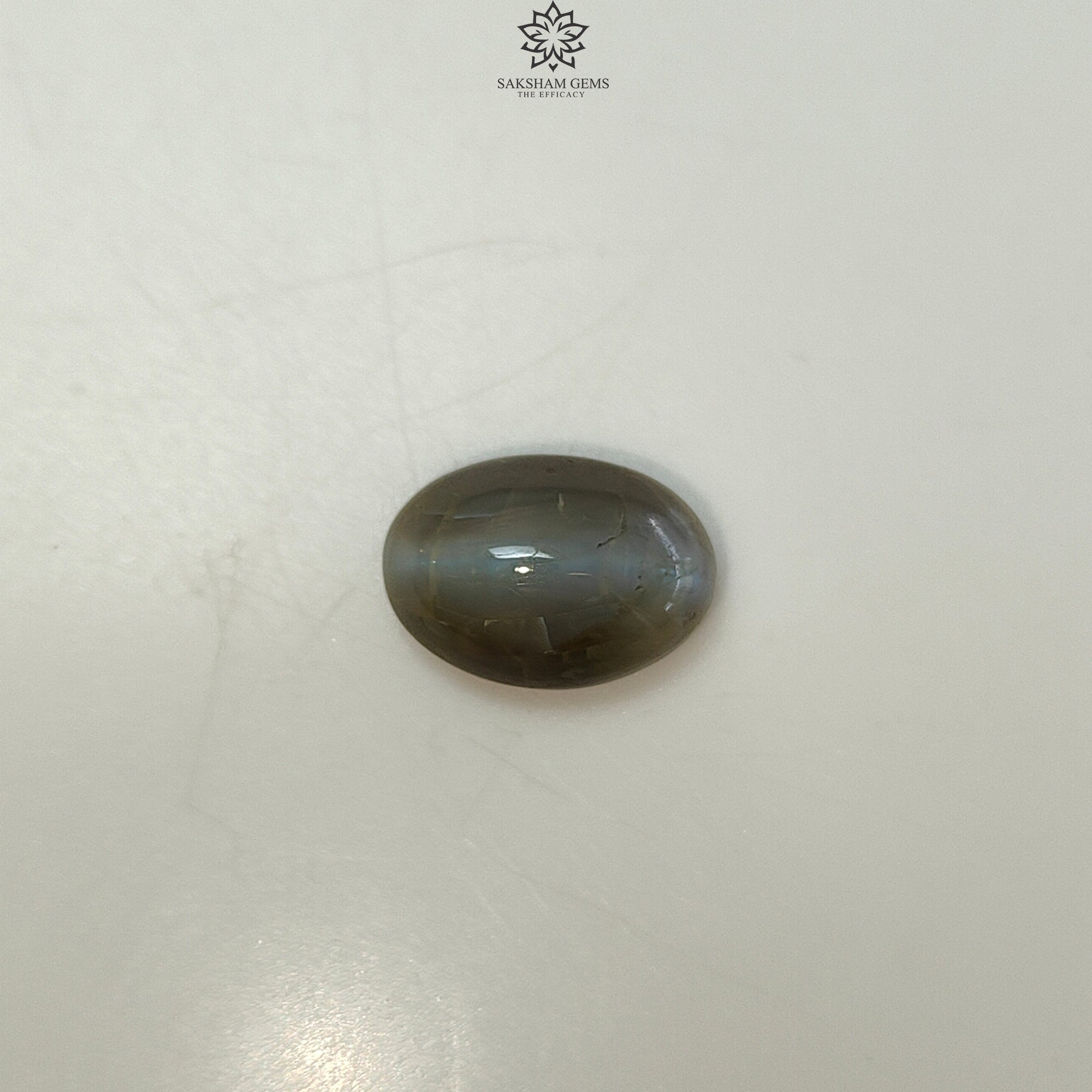 Natural Untreated Chrysoberyl Cat's Eye Gemstone Cabochon - Oval Shape for Jewelry Making (Rings, Pendants & Earrings) - Unheated Healing Stone for Energy Balance & Protection