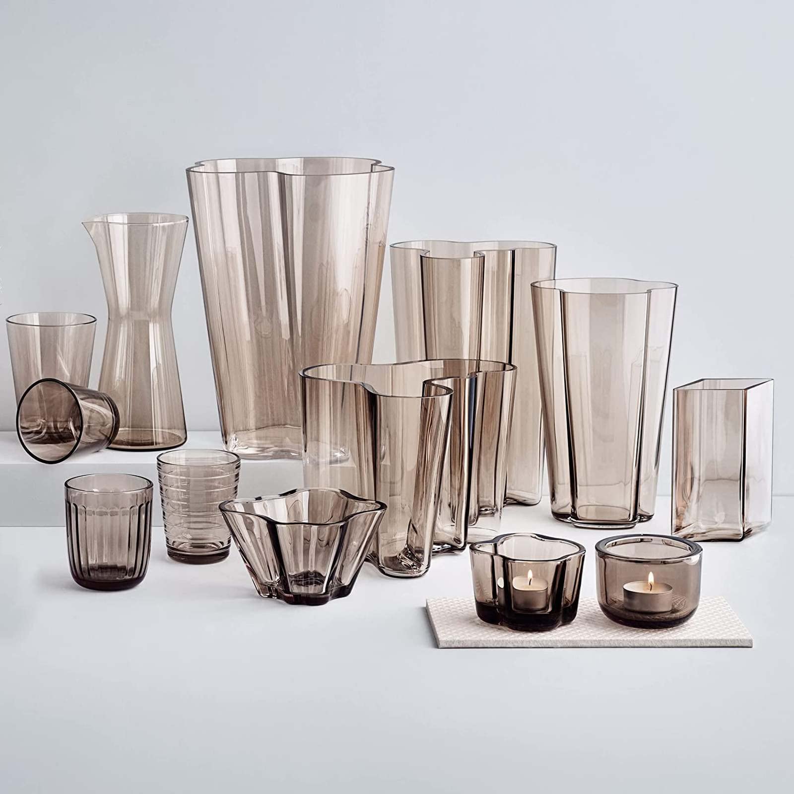 Iittala 1051436 Alvar Aalto Collection Crystal Glass Vase - Elegant Scandinavian Home Decor for Living Room, Dining Table & Wedding Centerpieces