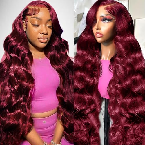 99J Burgundy Body Wave