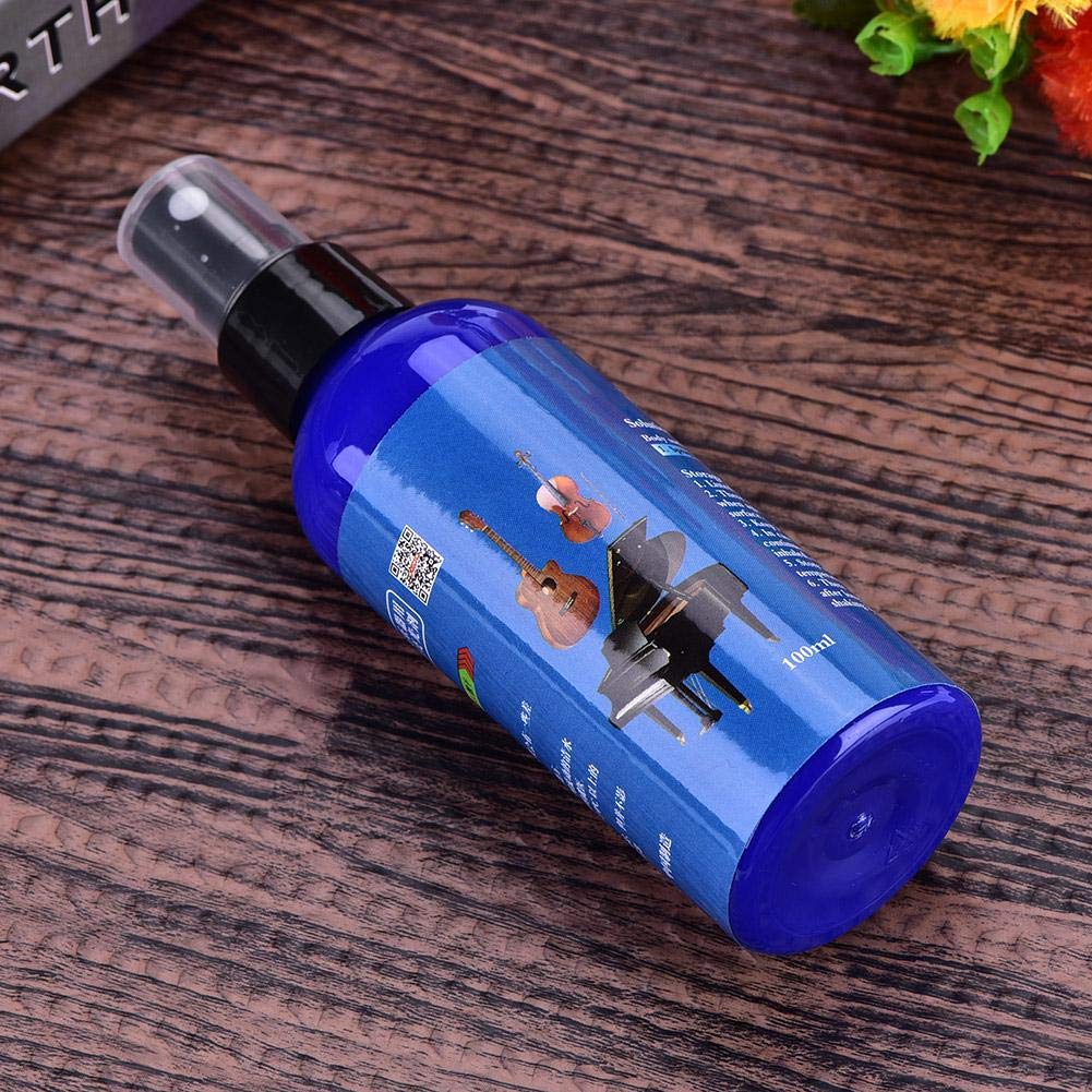 100ml Premium Guitar Polish & Cleaner - Safe for Wooden Musical Instruments Like Violin, Piano & Guitar | Restores Shine & Protects Finish | Ideal for Musicians, Performers & Instrument Maintenance