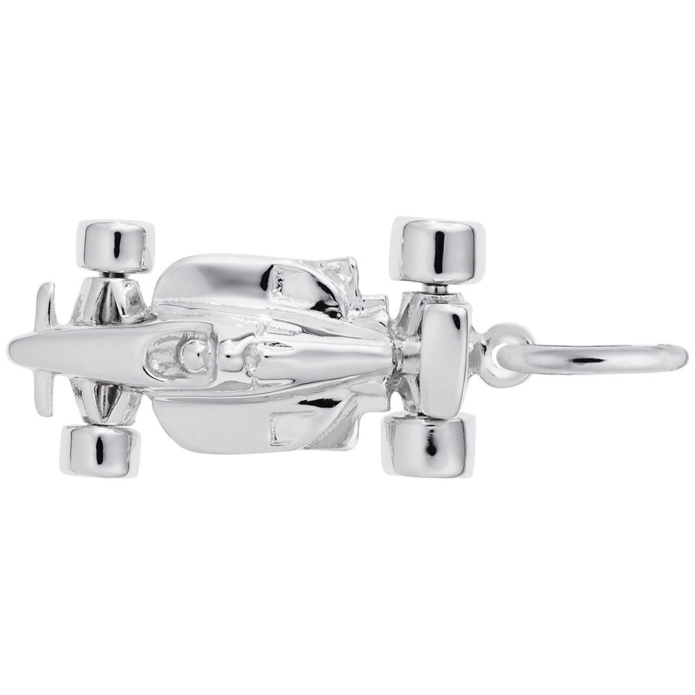 Race Car Charm Pendant - Sterling Silver Car Charm for Bracelets & Necklaces - Perfect for Racing Enthusiasts & Jewelry Lovers