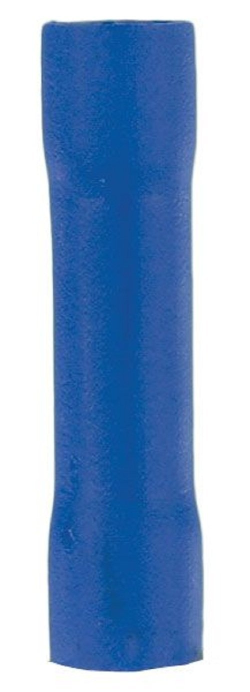 1000PCS Blue Vinyl Insulated Butt Splice Connectors 16-14 AWG - Electrical Wire Terminals for Automotive, Marine & Home Wiring - A Plus Parts House