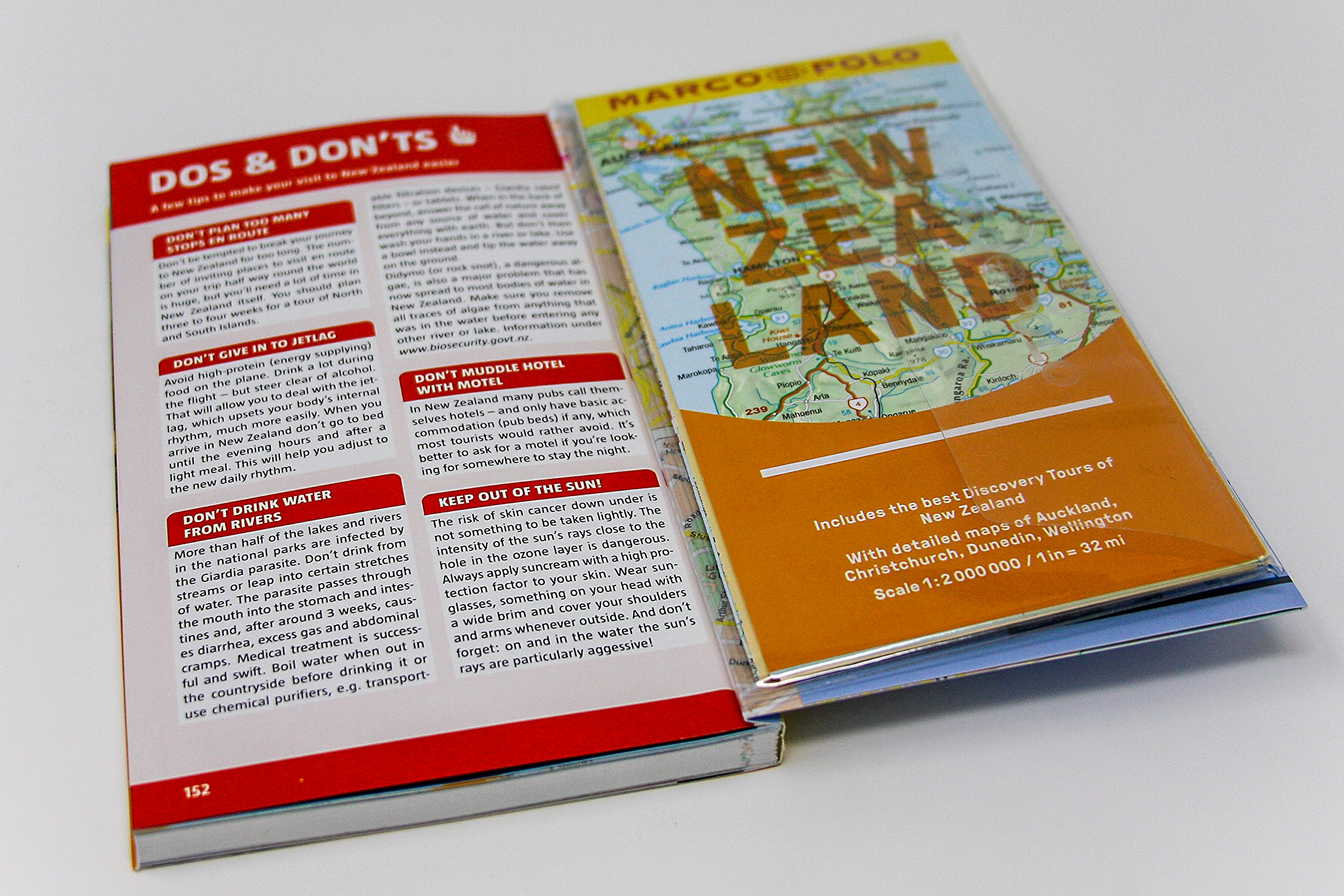 New Zealand Marco Polo Pocket Guide - Compact Travel Guidebook for Exploring NZ | Perfect for Backpacking, Road Trips & Adventure Travel