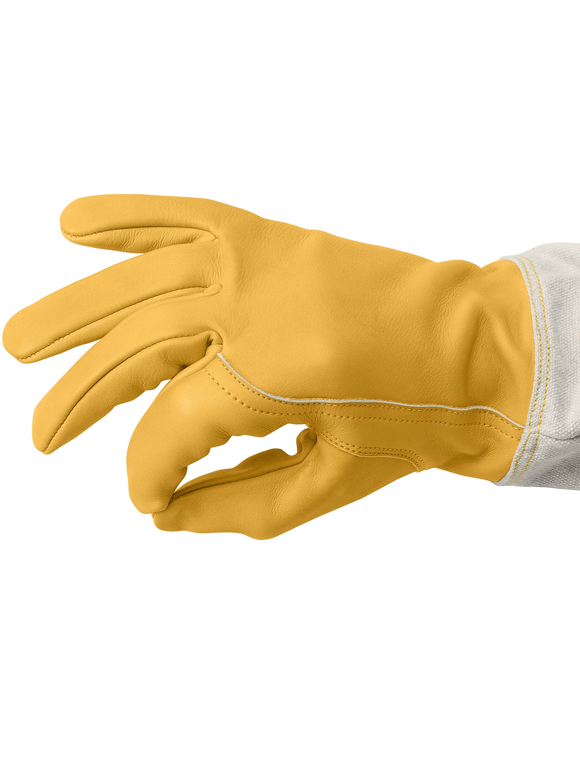Humble Bee 111 Premium Cowhide Beekeeping Gloves with Extended Sleeves - Durable Leather Beekeeper Gloves for Honey Harvesting & Hive Maintenance - Perfect for Apiary Work, Beekeeping Suits & Farm Protection