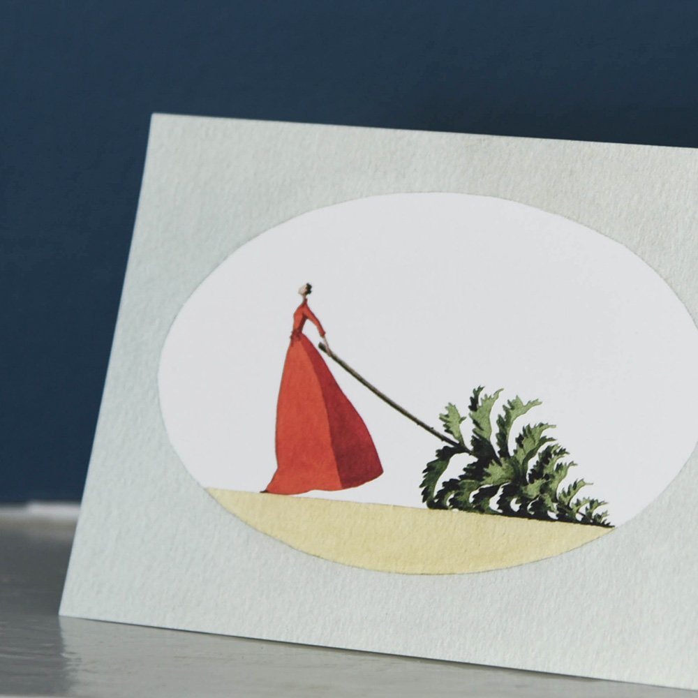 Christmas Greeting Cards - Mrs Christmas Holiday Cards Pack of 10 - Perfect for Family, Friends & Office Holiday Wishes