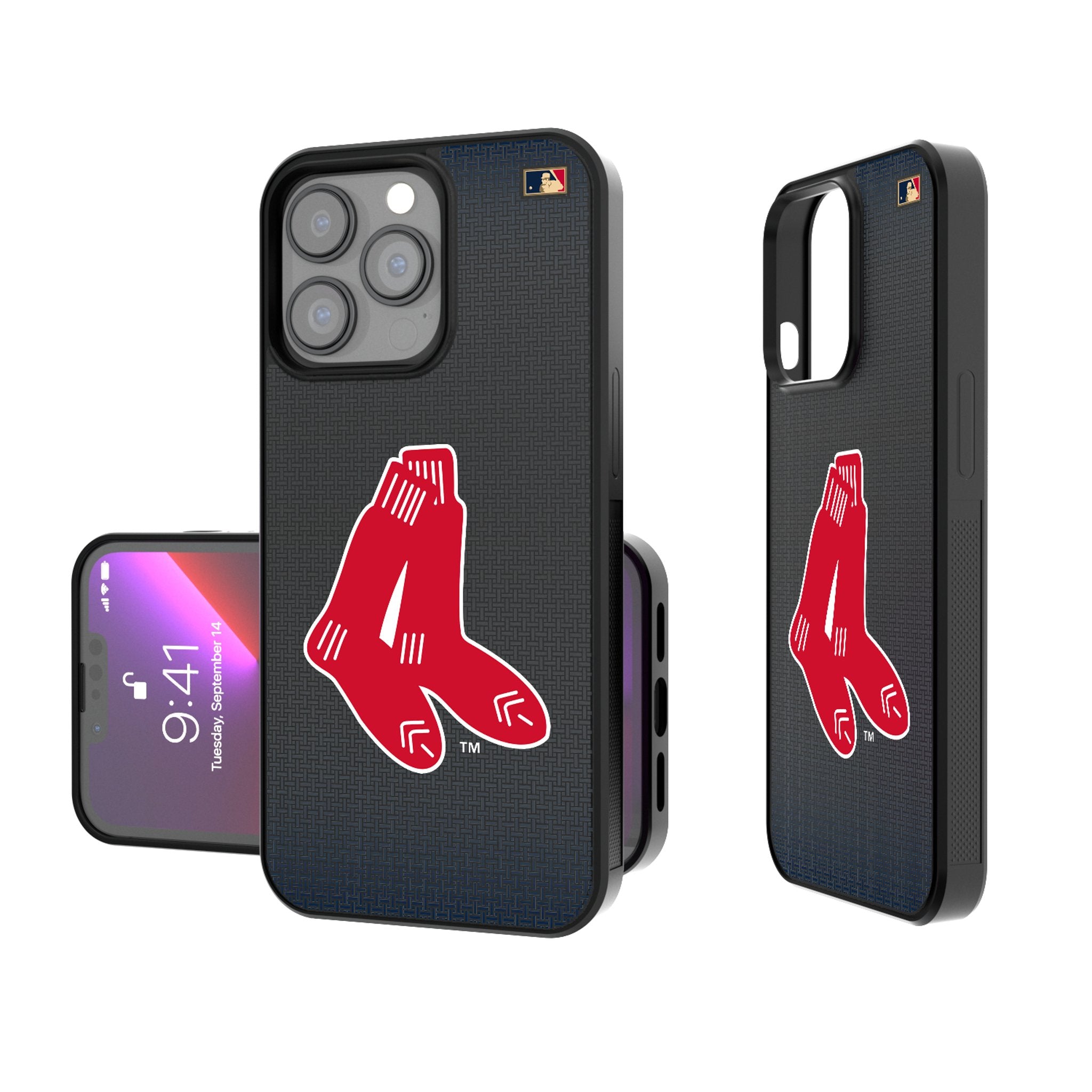 Vintage Boston Red Sox 1924-1960 Cooperstown Collection Linen Bump Phone Case - Perfect for Baseball Fans & iPhone Protection