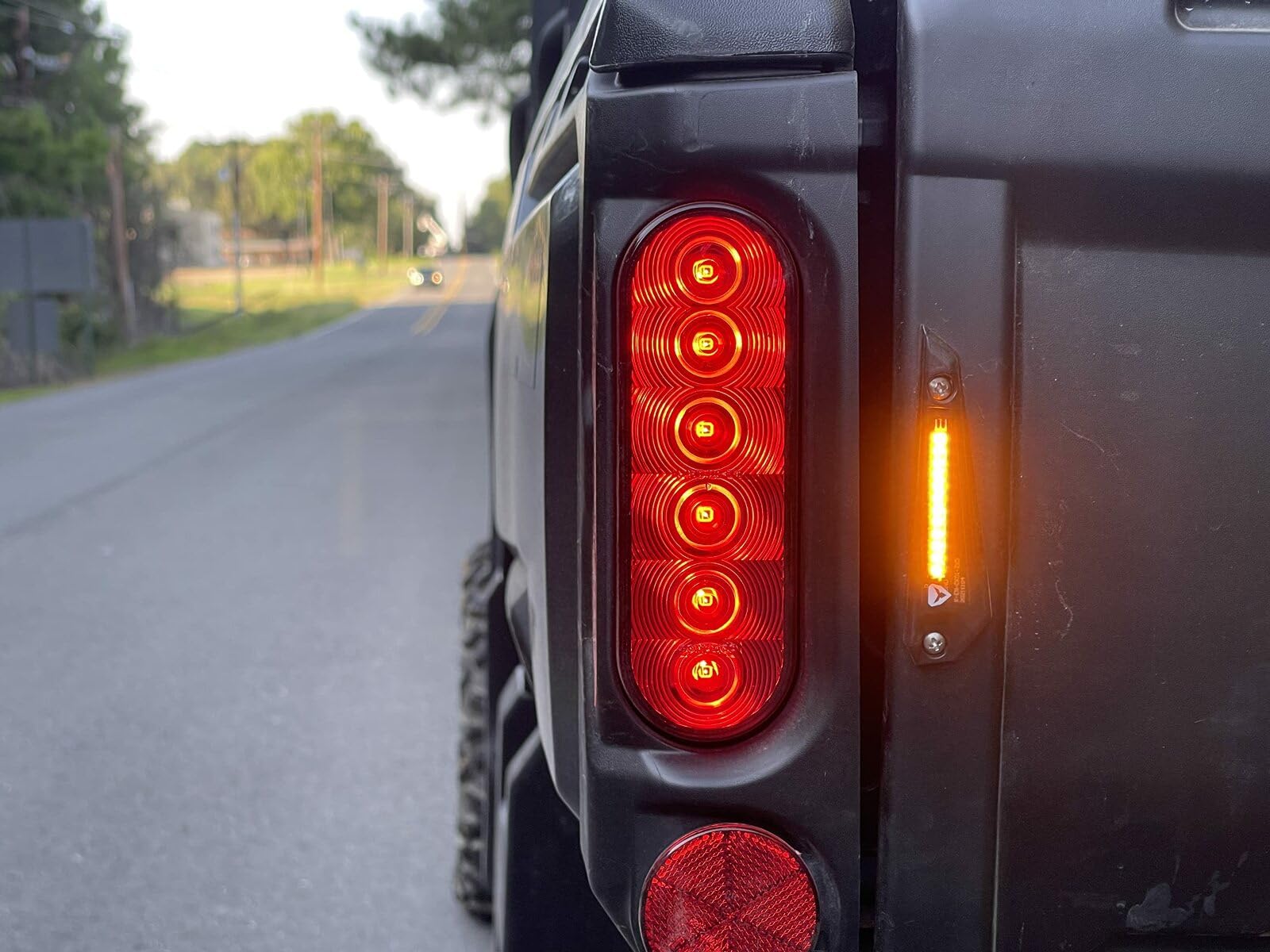 FALCON RIDGE Flash 4 UTV Turn Signal Kit - Sequential LED Lights, Waterproof Design, Universal Fit for Polaris, Can-Am, Kawasaki, Honda UTVs & ATVs | Perfect for Off-Roading, Trail Riding & Night Adventures