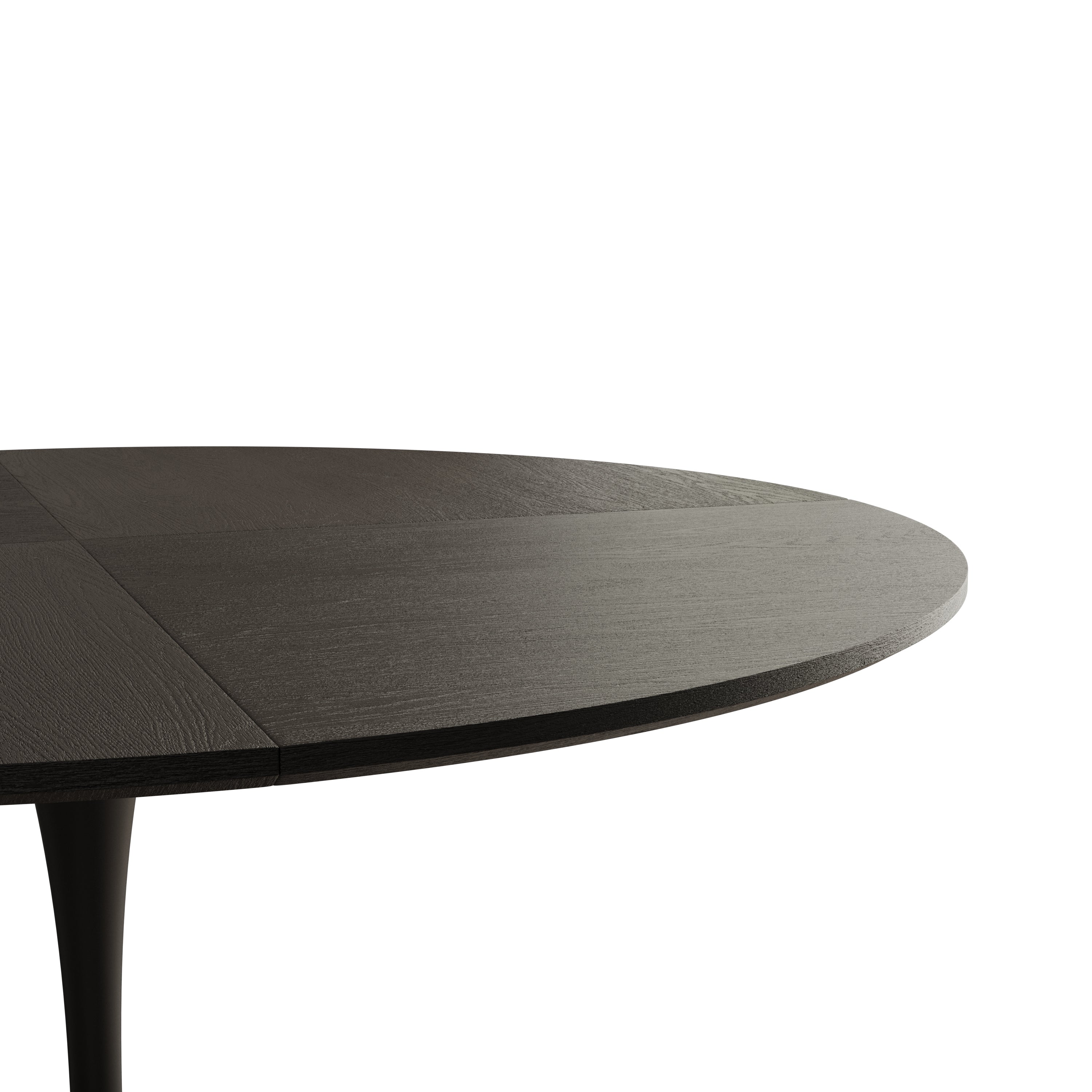 47 Inch Black Tulip Dining Table Set for 2 with Gray Chairs - Perfect for Small Spaces, Dining Rooms & Coffee Shops | Compact Modern Kitchen Table for Couples & Small Families