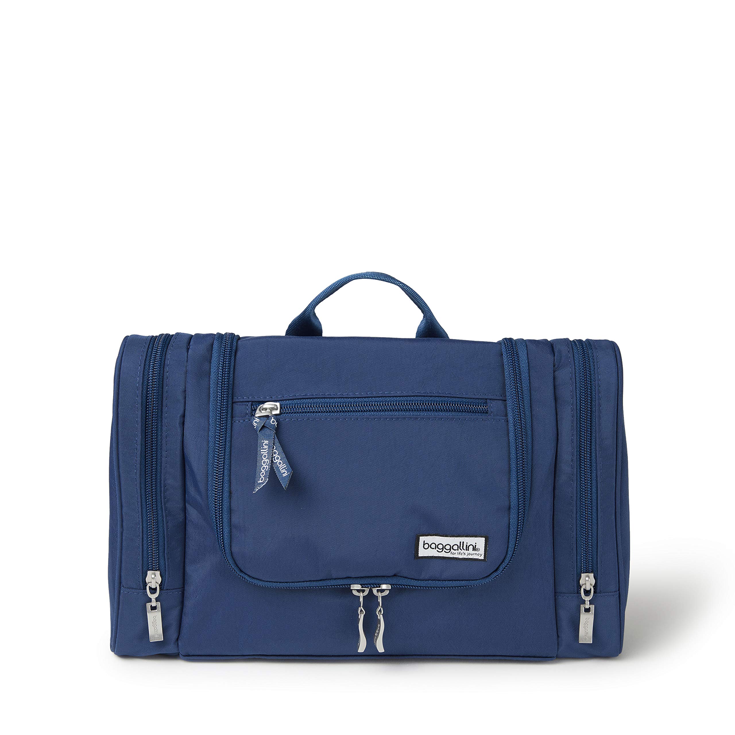 Baggallini Travel Kit - Lightweight & Water-Resistant Organizer for Toiletries, Cosmetics & Essentials | Perfect for Airplane, Gym & Weekend Getaways