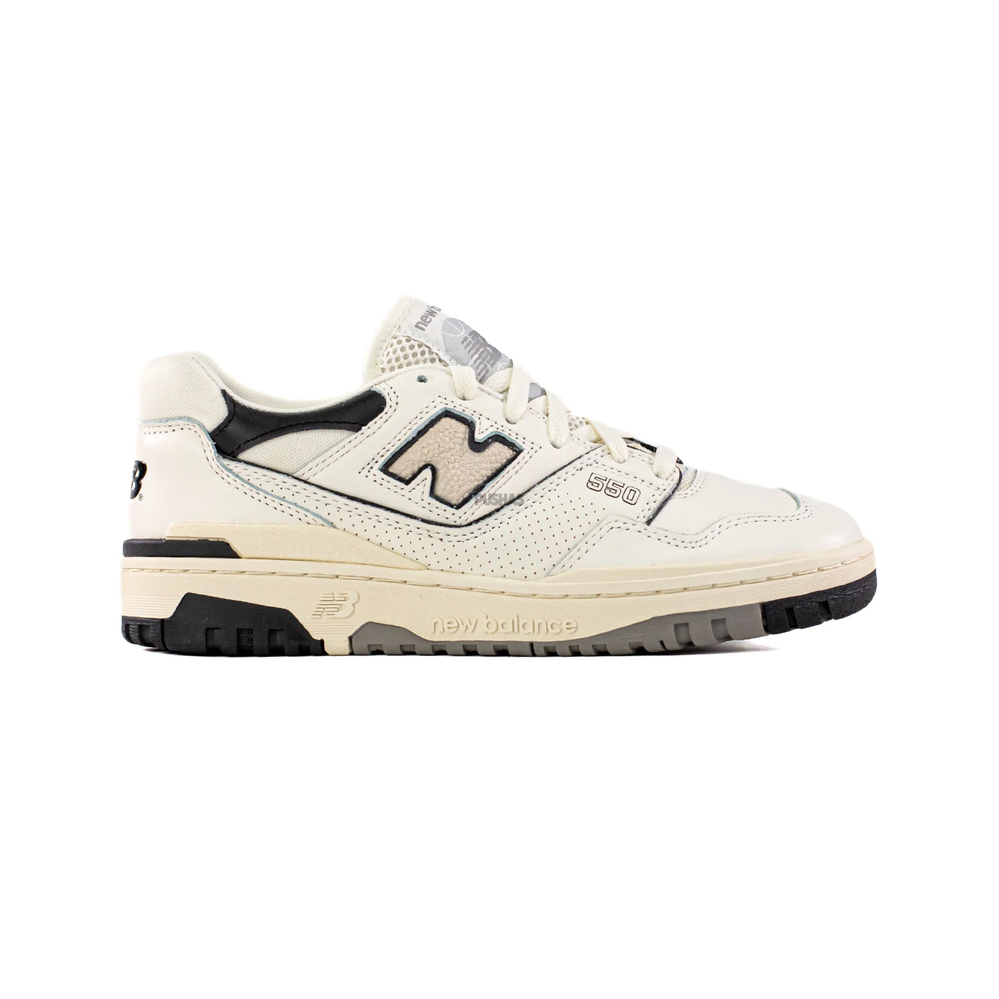 550 'Cream Black' Retro Running Shoes (2022) - Men's Classic Sneakers for Casual Wear, Jogging & Street Style Fashion