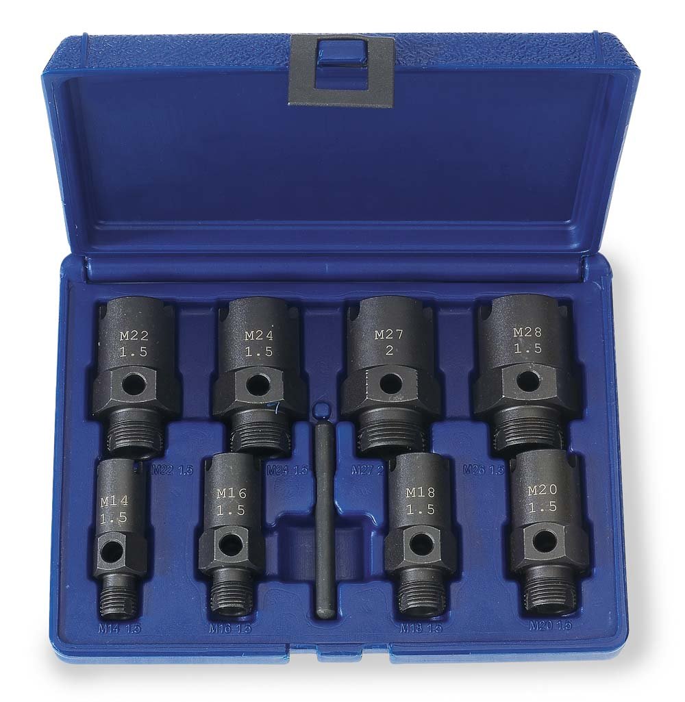 FJC 2755 Metric Thread Chaser Kit - 40-Piece Thread Repair Set for Automotive & Industrial Use - Perfect for Fixing Damaged Bolts, Nuts, and Threads on Cars, Motorcycles, and Machinery