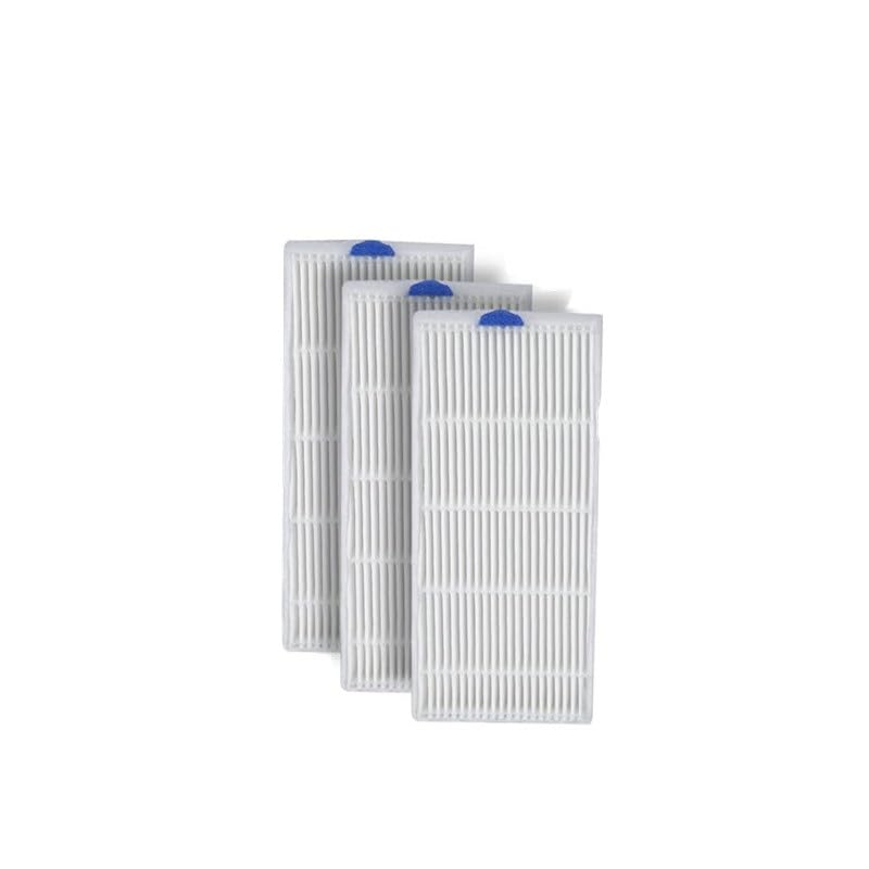 Dibea D960 Robot Vacuum Cleaner Replacement Parts - Side Brushes & Main Brush Set (White) | Compatible with D960 Model | Perfect for Hard Floors, Carpets & Pet Hair Cleaning