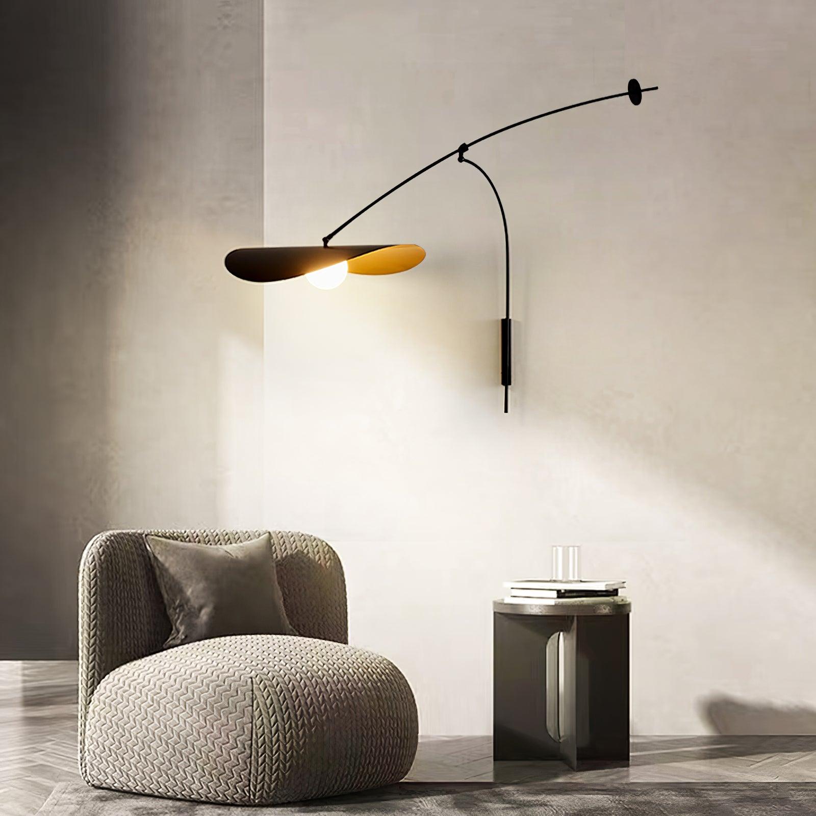 Modern Myrna Wall Light - Sleek Indoor/Outdoor Sconce for Living Room, Bedroom, Patio & Hallway - Energy Efficient LED Wall Lamp for Home Decor