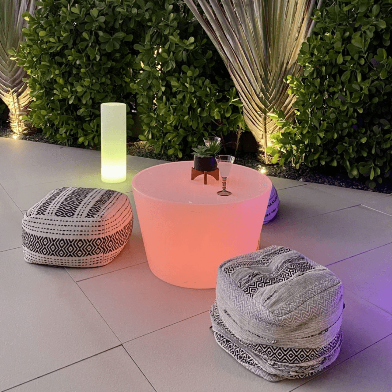 Modern LED Coffee Table with Adjustable Brightness - Stylish Bass Design for Living Room, Bedroom & Office - Perfect for Relaxing, Entertaining & Home Decor