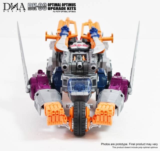 DNA Design DK 08 Upgrade Kit for Power of the Primes Optimal Optimus - Transformers Toy Enhancement Parts | Perfect for Collectors & Customization Projects
