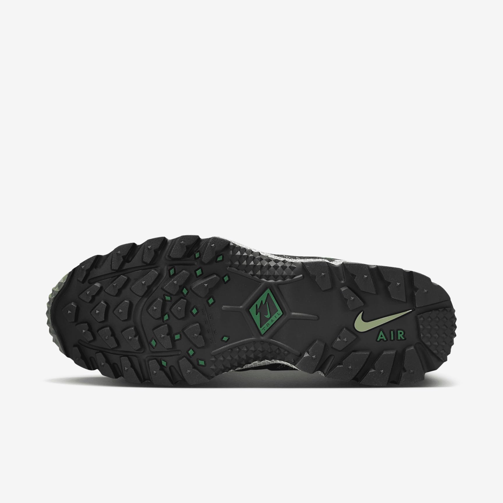 Nike Air Humara Men's Trail Running Shoes - Oil Green/Phantom/Light Bone/Malachite (FJ7098-301) Size 11 | Durable Outdoor Hiking & Casual Sneakers for Men