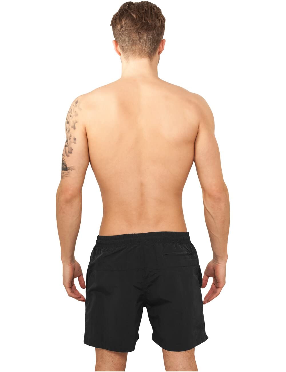 Men's Quick-Dry Block Swim Shorts - Black - XS - Perfect for Beach, Pool & Water Sports