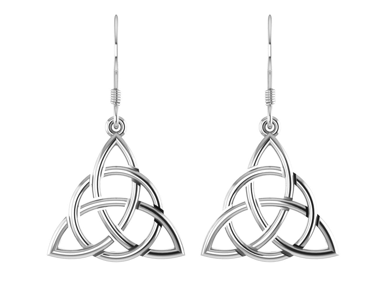 Celtic Earrings for Women - 925 Sterling Silver Dangling Earrings | Elegant Irish Knot Design | Perfect for Weddings, Parties & Gifts