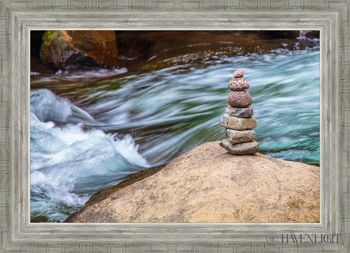 Cairn Meditation Stones - Natural Balancing Stones for Mindfulness, Stress Relief & Yoga - Perfect for Home, Office & Outdoor Meditation Practice