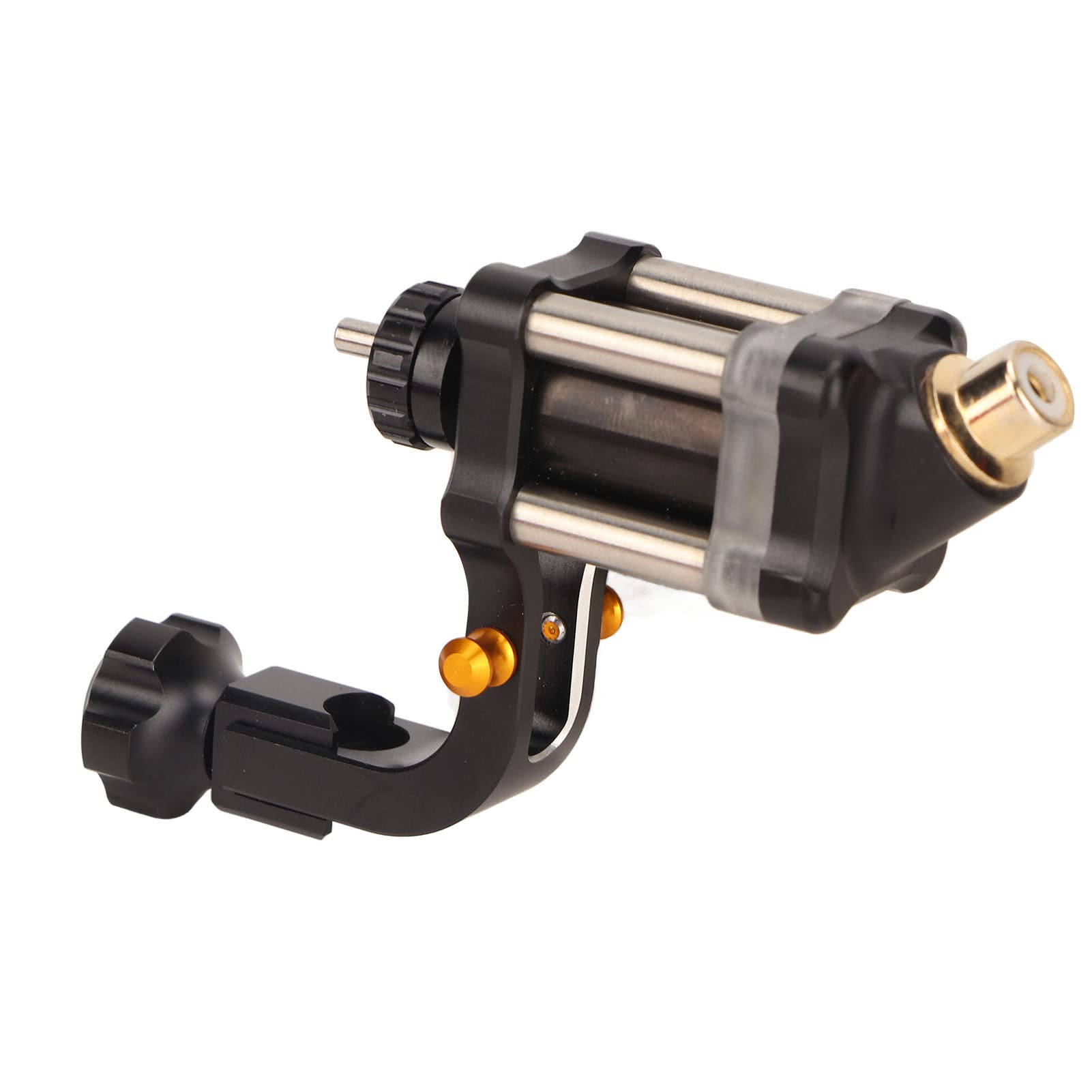 Professional Tattoo Machine - Portable Ergonomic Space Aluminum Tattoo Gun for Artists & Salon Use - Perfect for Tattooing, Permanent Makeup & Body Art (Black)