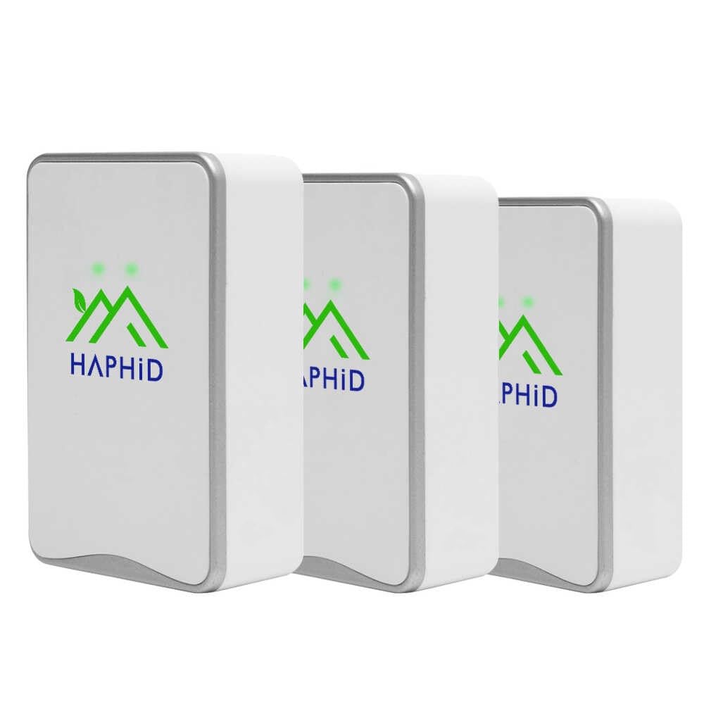 High Output Ionizer Air Purifier - 32 Million Anions/Sec, Plug-In Filterless Ion Generator for Odor & Pet Smell Removal (3-Pack, Silver) | Perfect for Home, Office & Travel Use