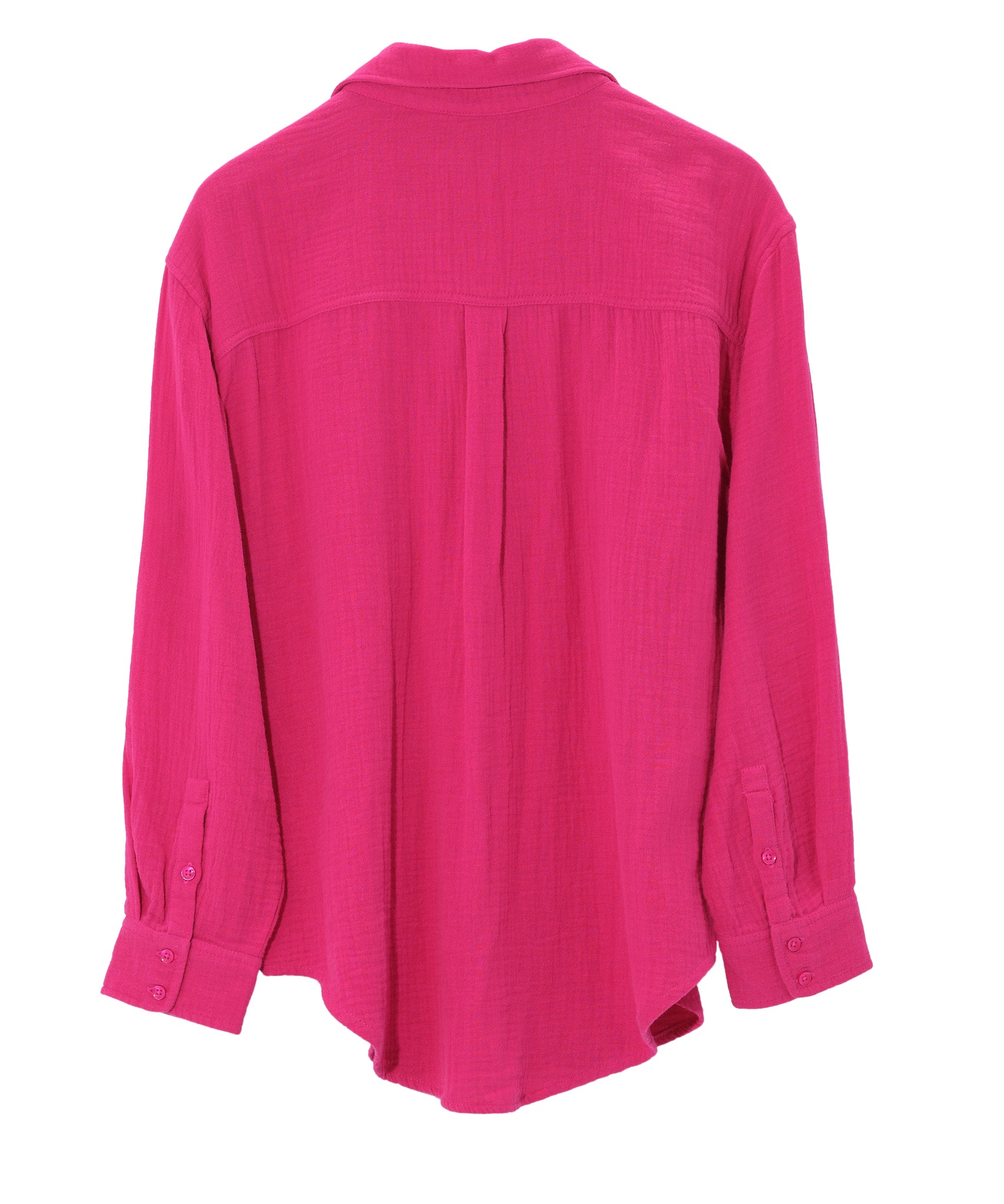 Supersoft Gauze Boyfriend Shirt for Women - Comfortable Loose Fit Long Sleeve Top for Casual Wear, Date Night & Layering